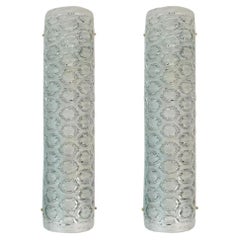Pair of light green Murano glass sconces, Italy