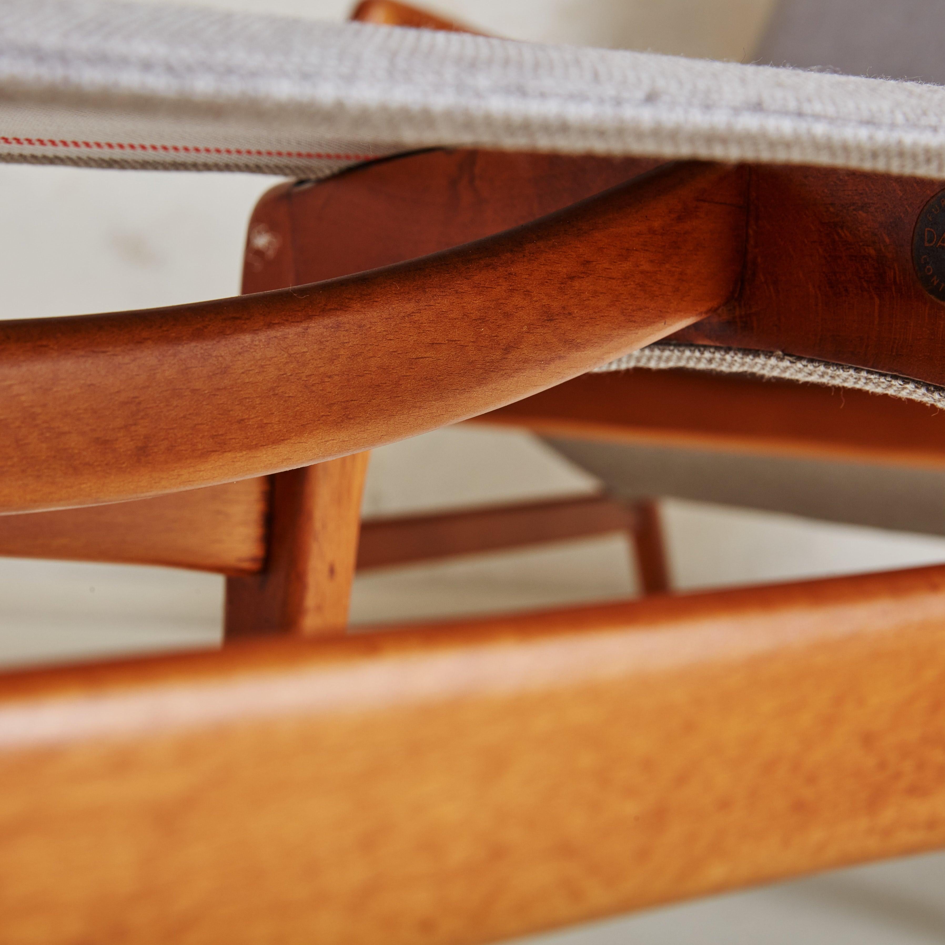 Paar hellgraue Loungesessel + Ottomane von Alf Svensson für Fritz Hansen im Zustand „Hervorragend“ im Angebot in Chicago, IL