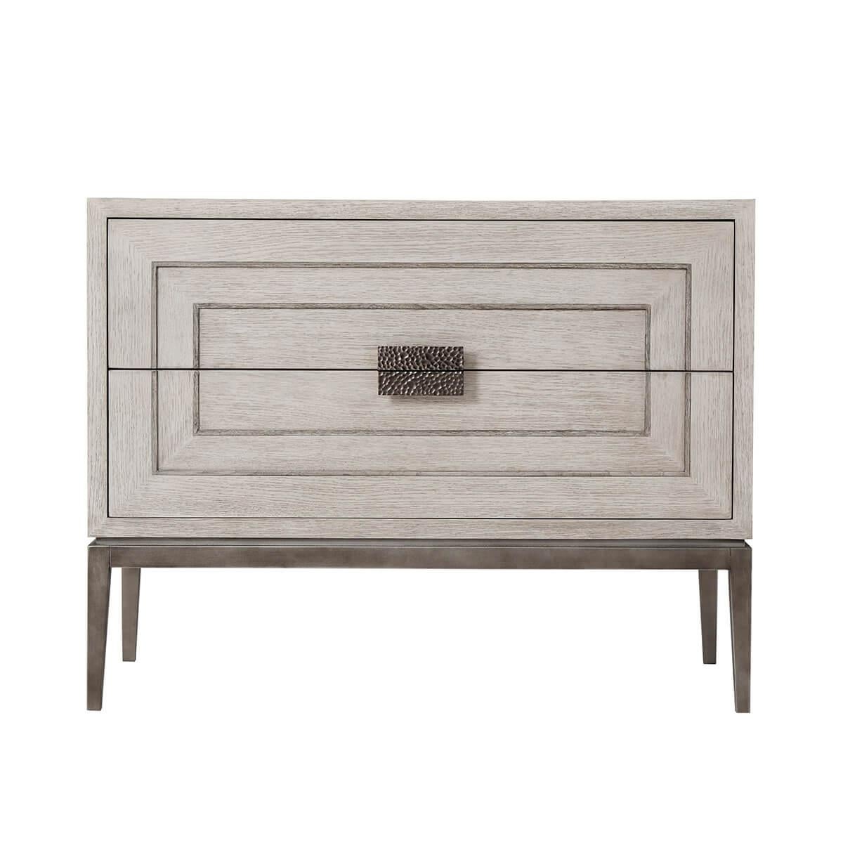 Crafted with meticulous attention to detail, this nightstand adds a touch of sophistication and charm to any bedroom setting.

Constructed from high-quality materials and boasts a sturdy and durable build, ensuring its longevity and resilience. In
