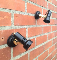 Pair of Light Scones Attributed to Jacques Biny