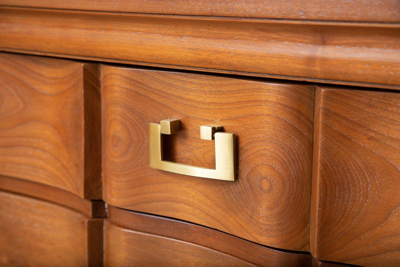 American Pair of  Cerused Chest of Drawers, USA 1950