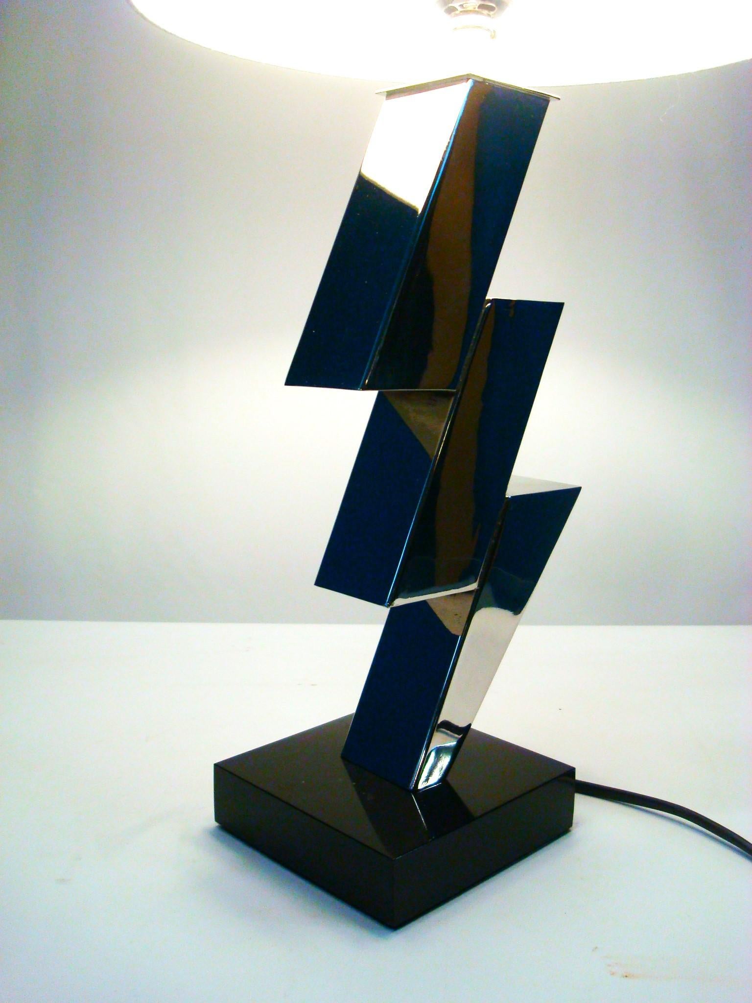 Pair of Lightning Art Deco Desny Style Table Lamps French 1930's For Sale 7