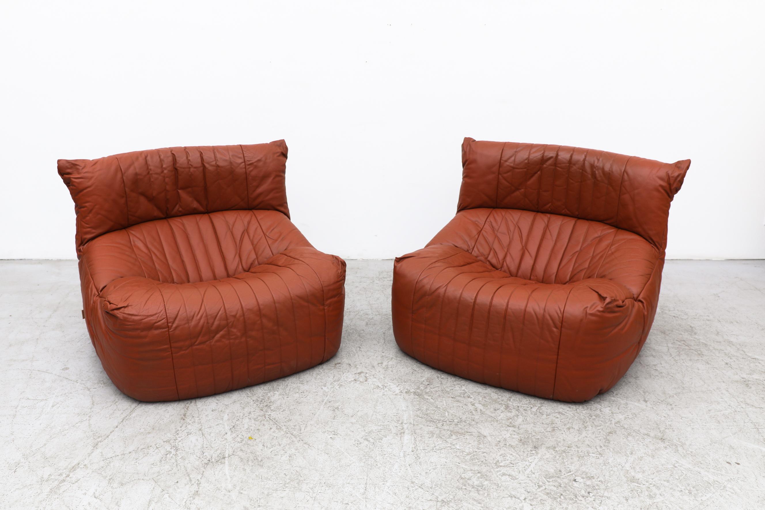 Late 20th Century Pair of Ligne Roset 'Aralia' Lounge Chairs by Michel Ducaroy