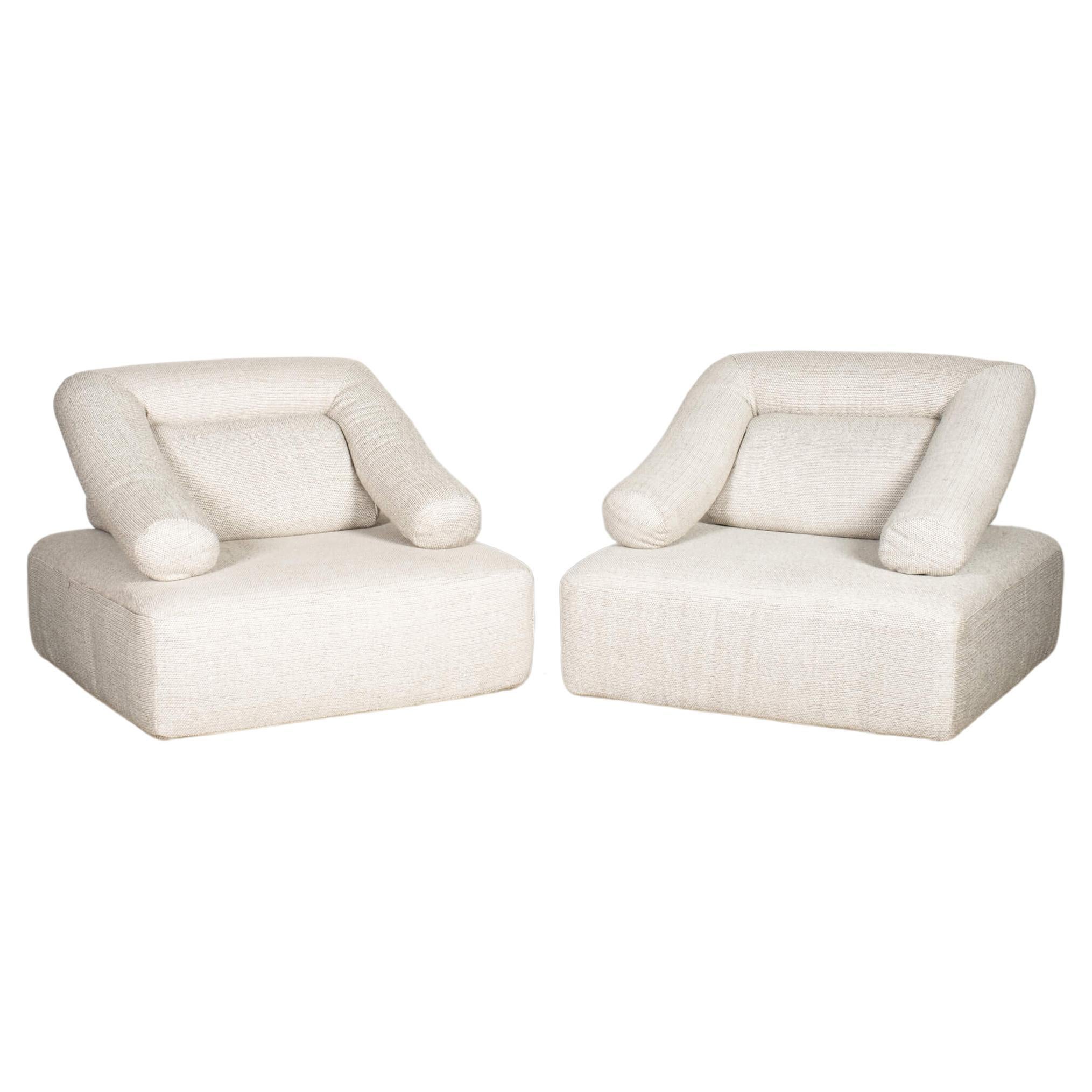 Pair of Ligne Roset 'Ego' Armchairs by D’urbino & Lomazzi For Sale
