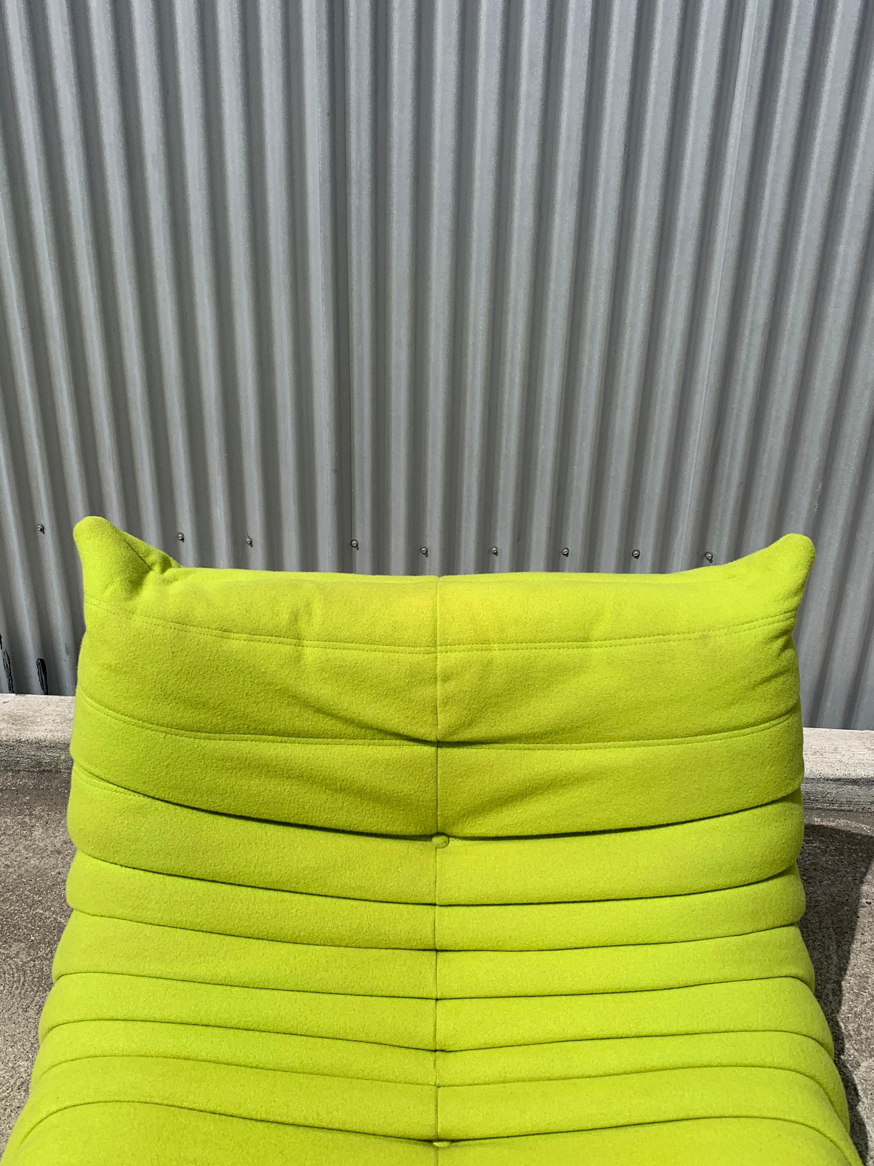 chartreuse chaise lounge