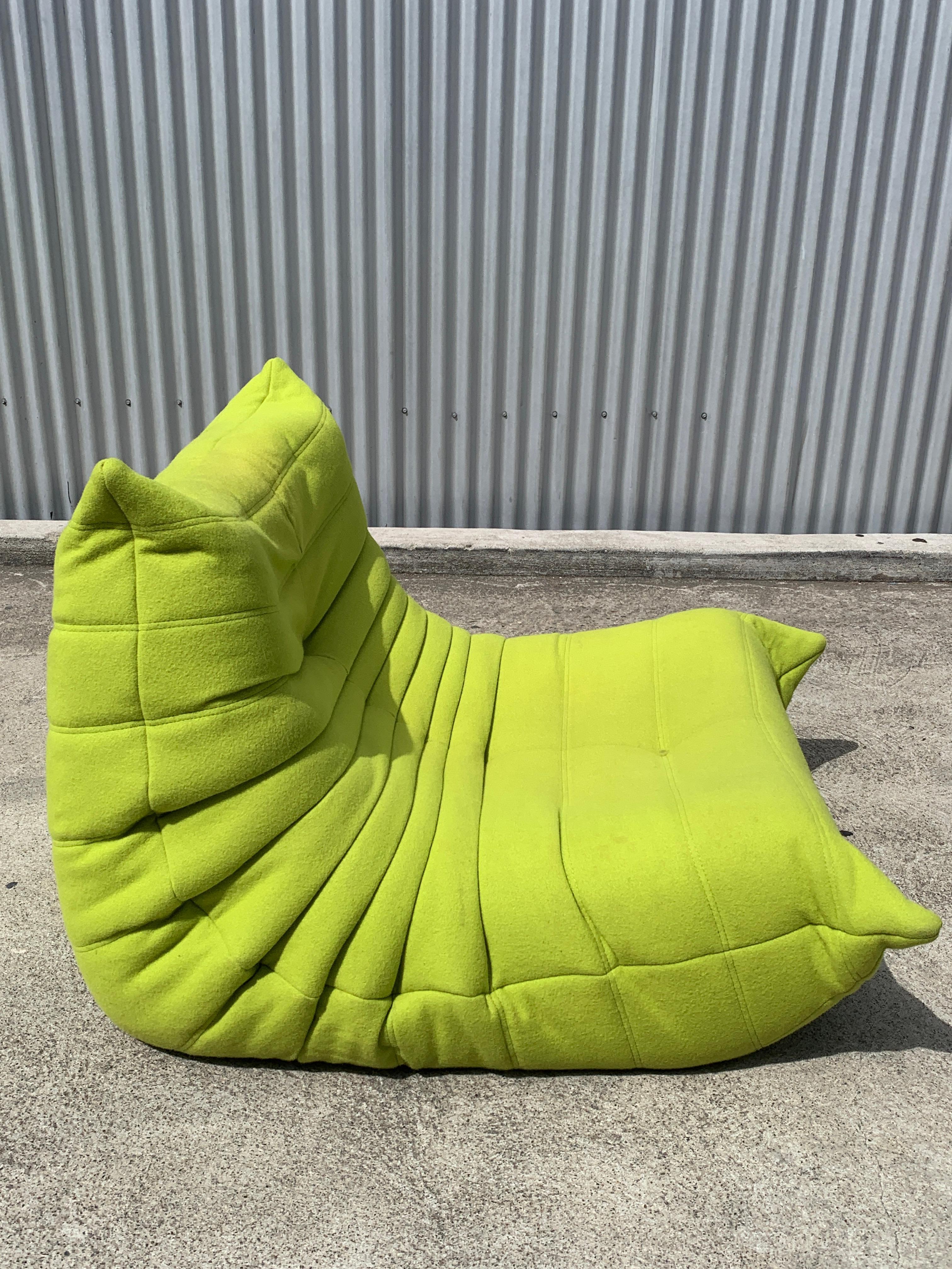chartreuse chaise lounge