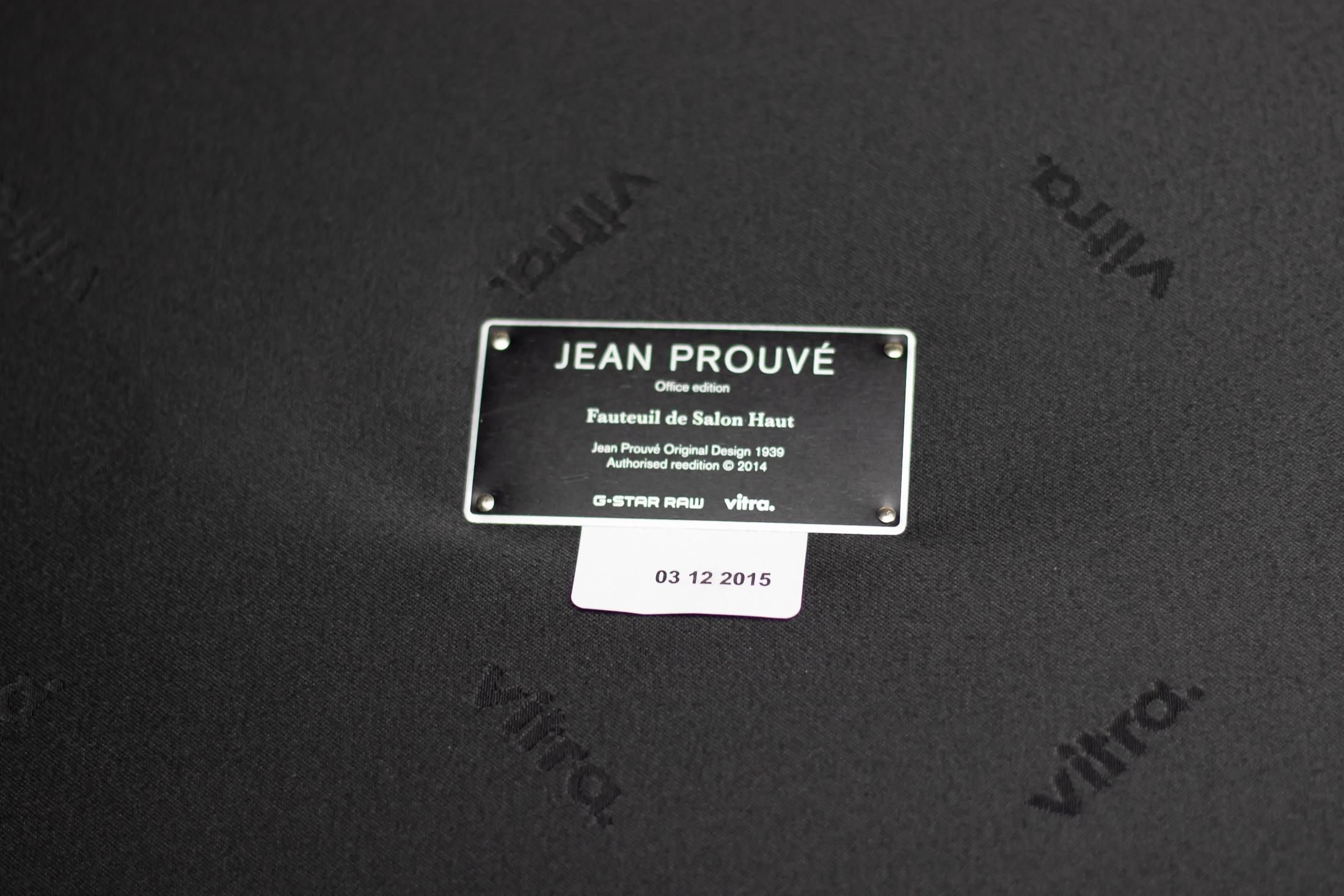 Pair of Limited Edition Jean Prouvé Fauteuil De Salon in Leather 3