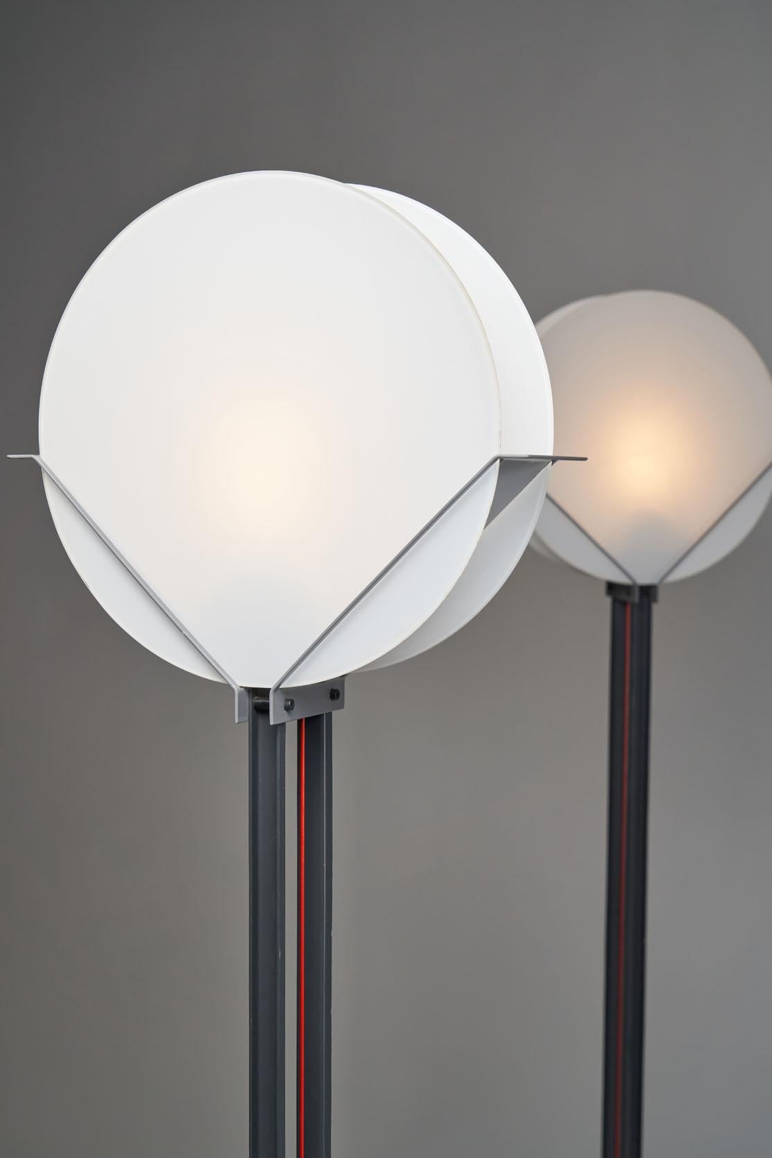 Pair of Limited Edition Menno Dieperink Floor Lamps, Netherlands, 1983 For Sale 2