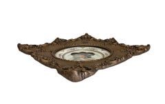 Pair of Limoges and Royal Vienna Porcelain Portraits Gilt Framed Plates