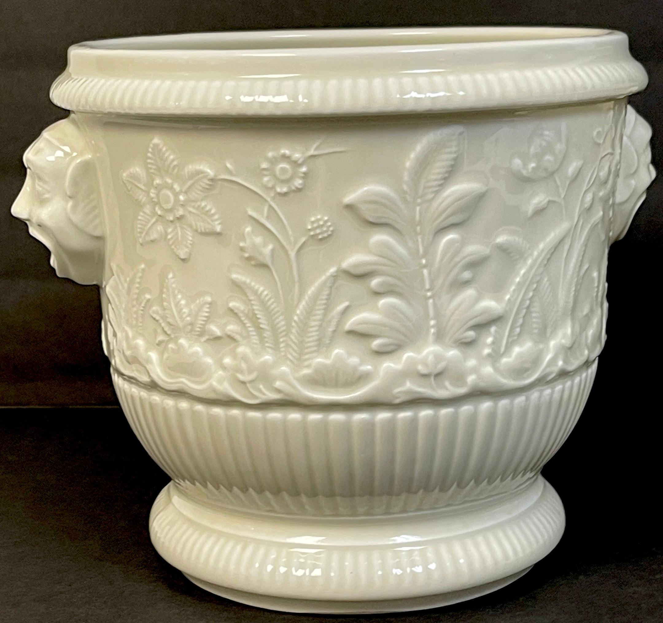 Pair of Limoges 'St Cloud 1725-40' Blanc de Chine Cachepot/Wine Coolers 2