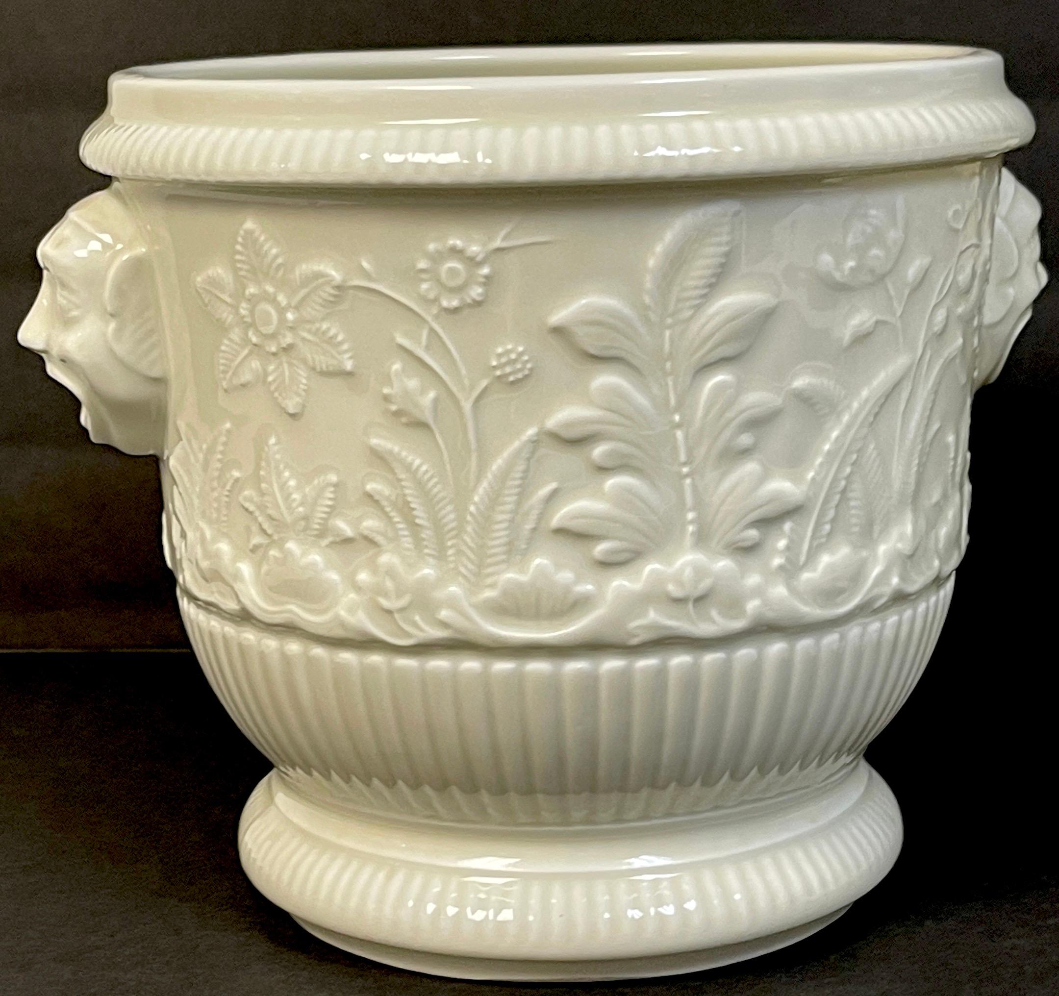 Pair of Limoges 'St Cloud 1725-40' Blanc de Chine Cachepot/Wine Coolers For Sale 2