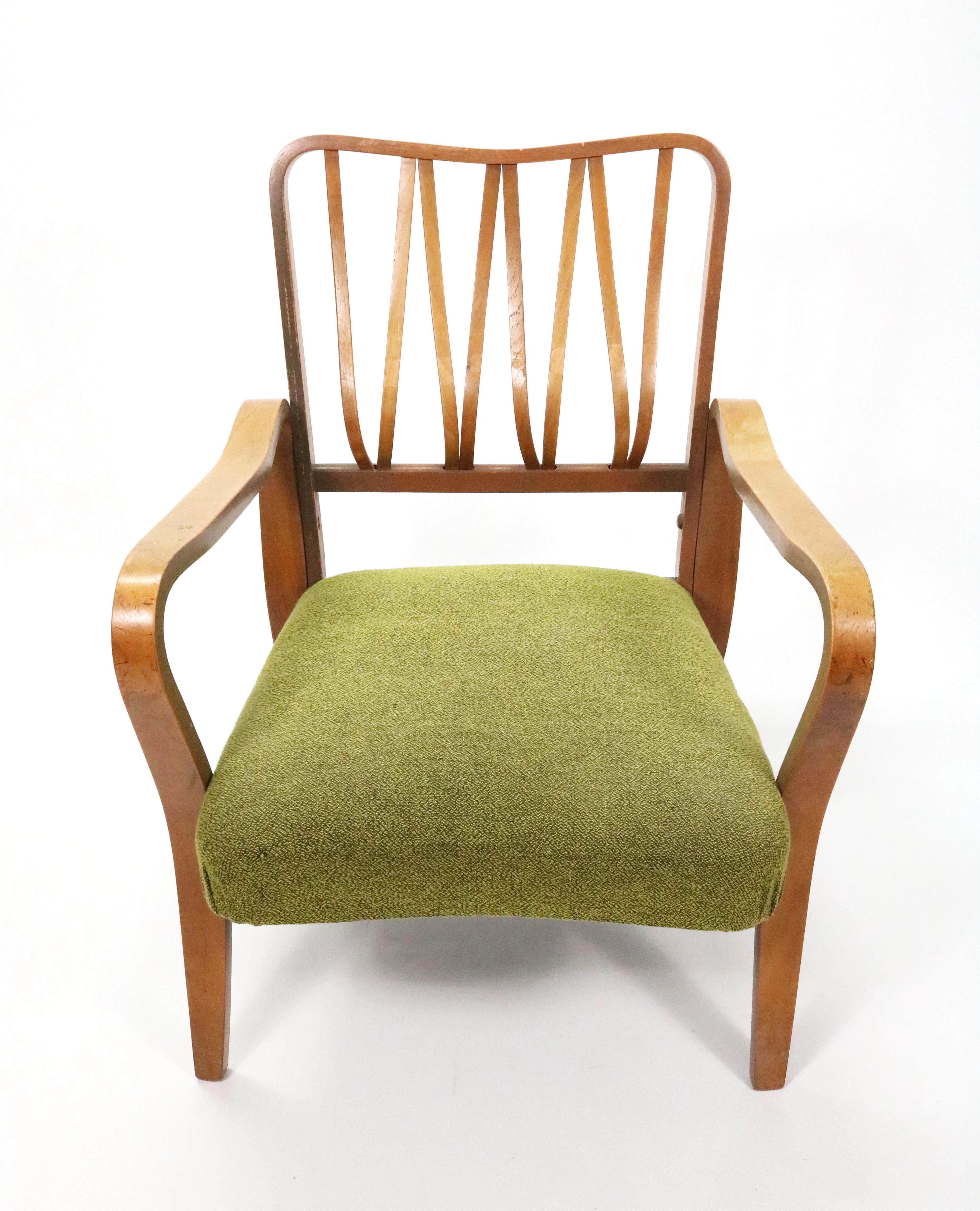 Pair of Linden Arm Chairs by G. A. Jenkins and Eric Lyons for Packet Furniture 1