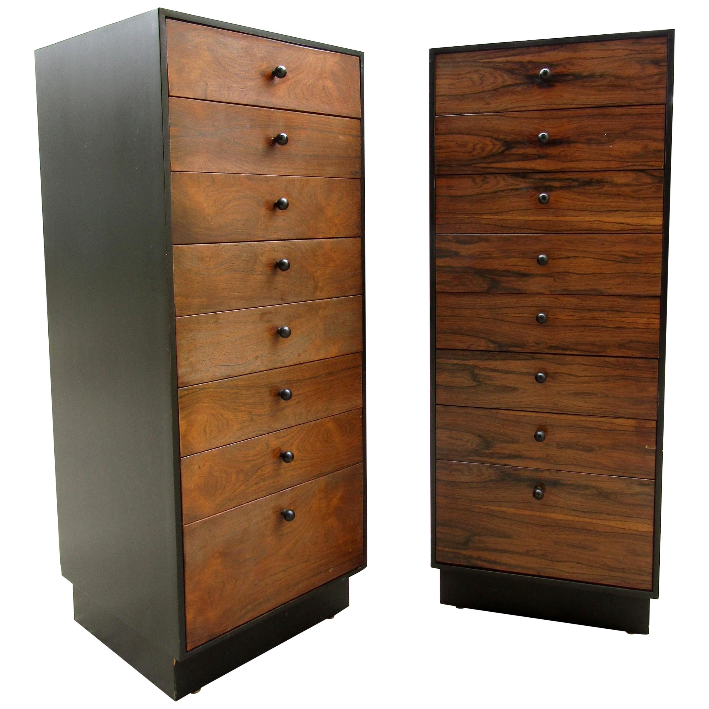 Pair of Lingerie Chest by Founders