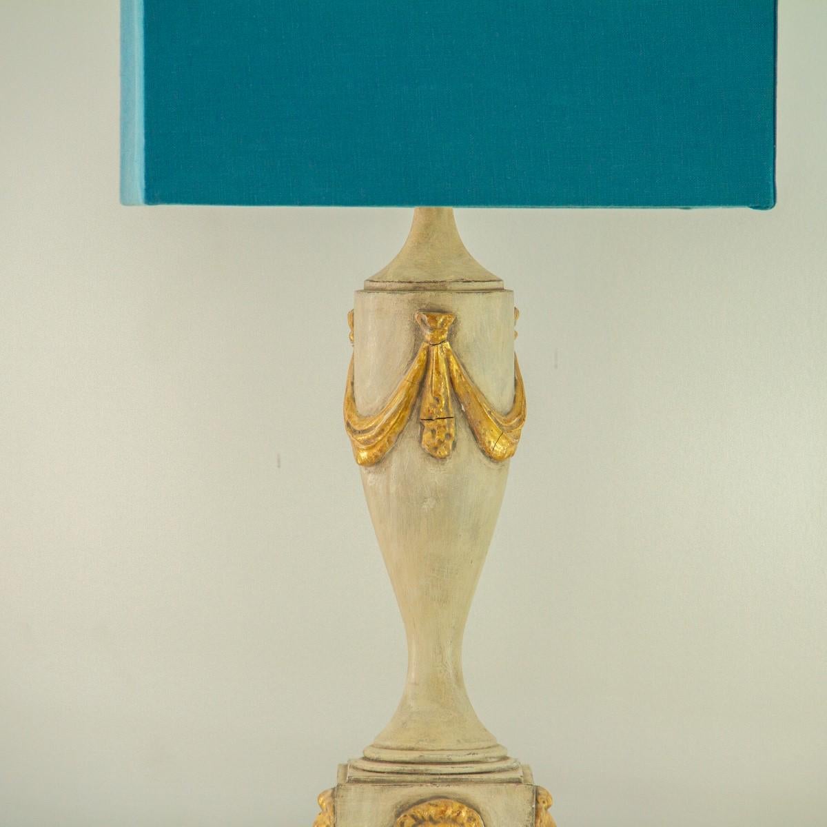 20th Century Pair of Lion Mask Lamps, 1980s For Sale