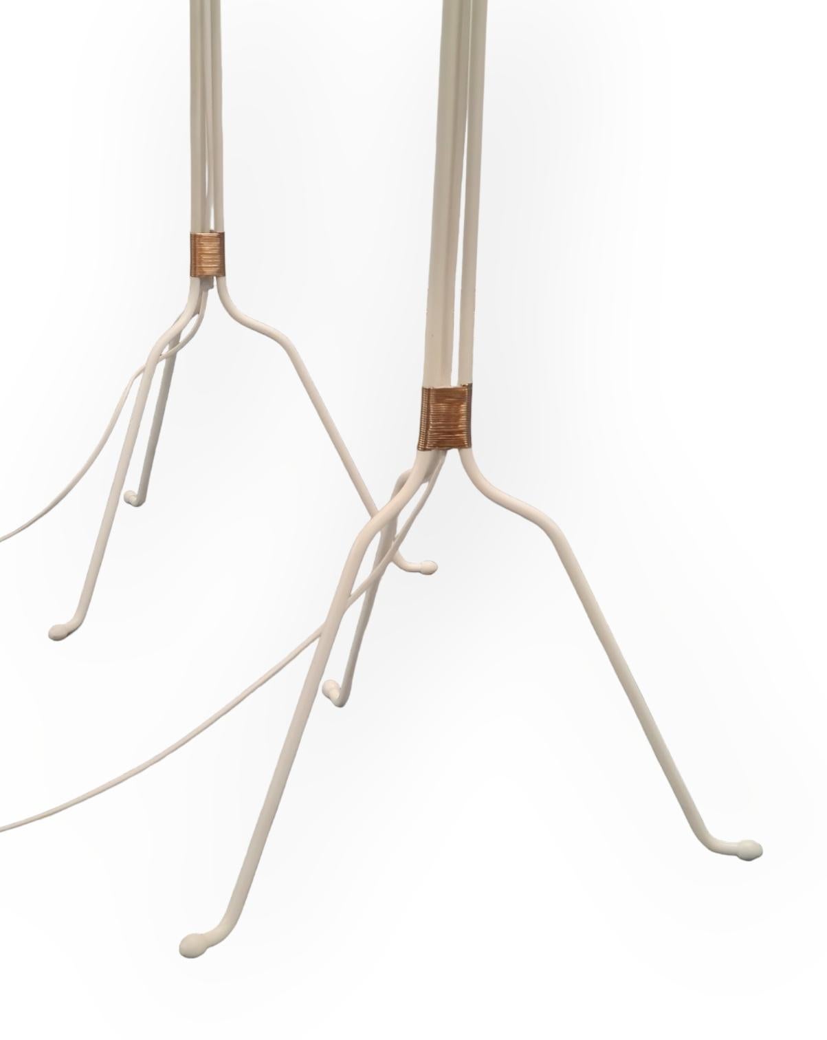 Pair of Lisa Johansson-Papé floor lamps for Orno, model 30-058, 1950s 6