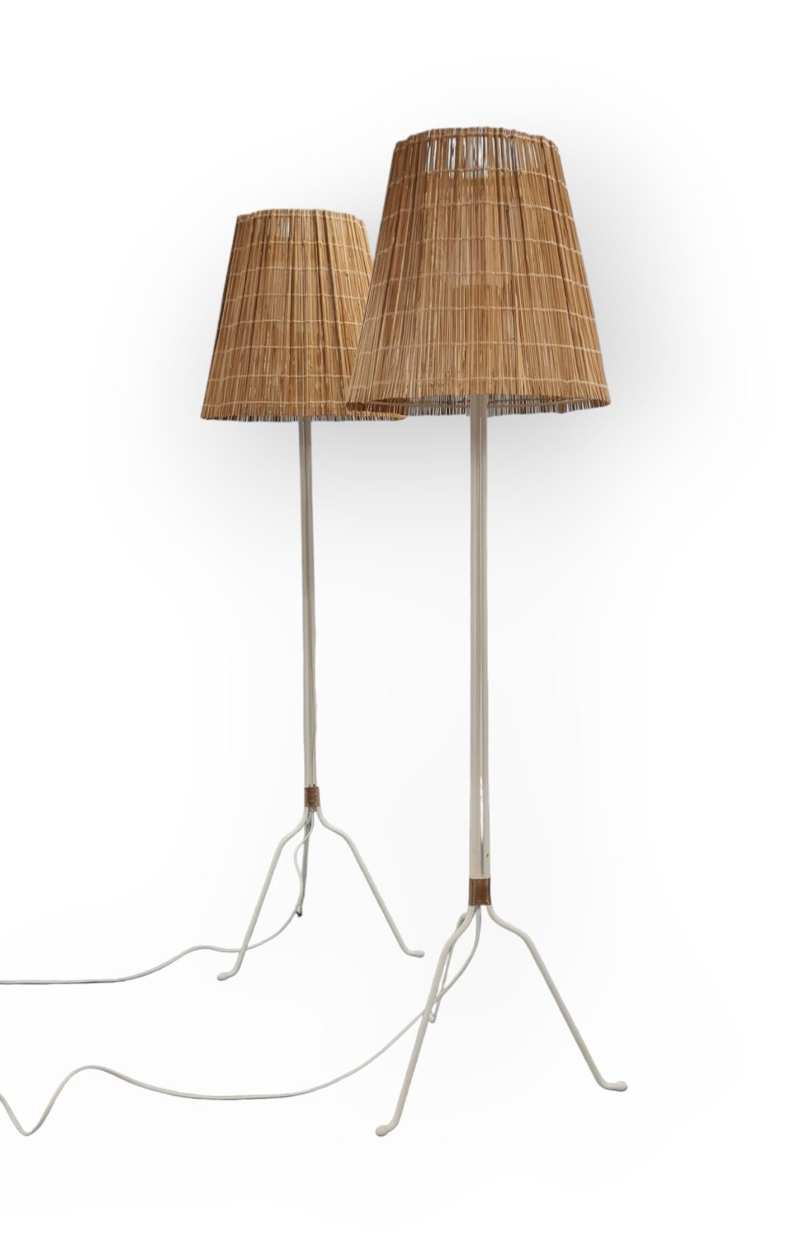 Pair of Lisa Johansson-Papé floor lamps for Orno, model 30-058, 1950s 2