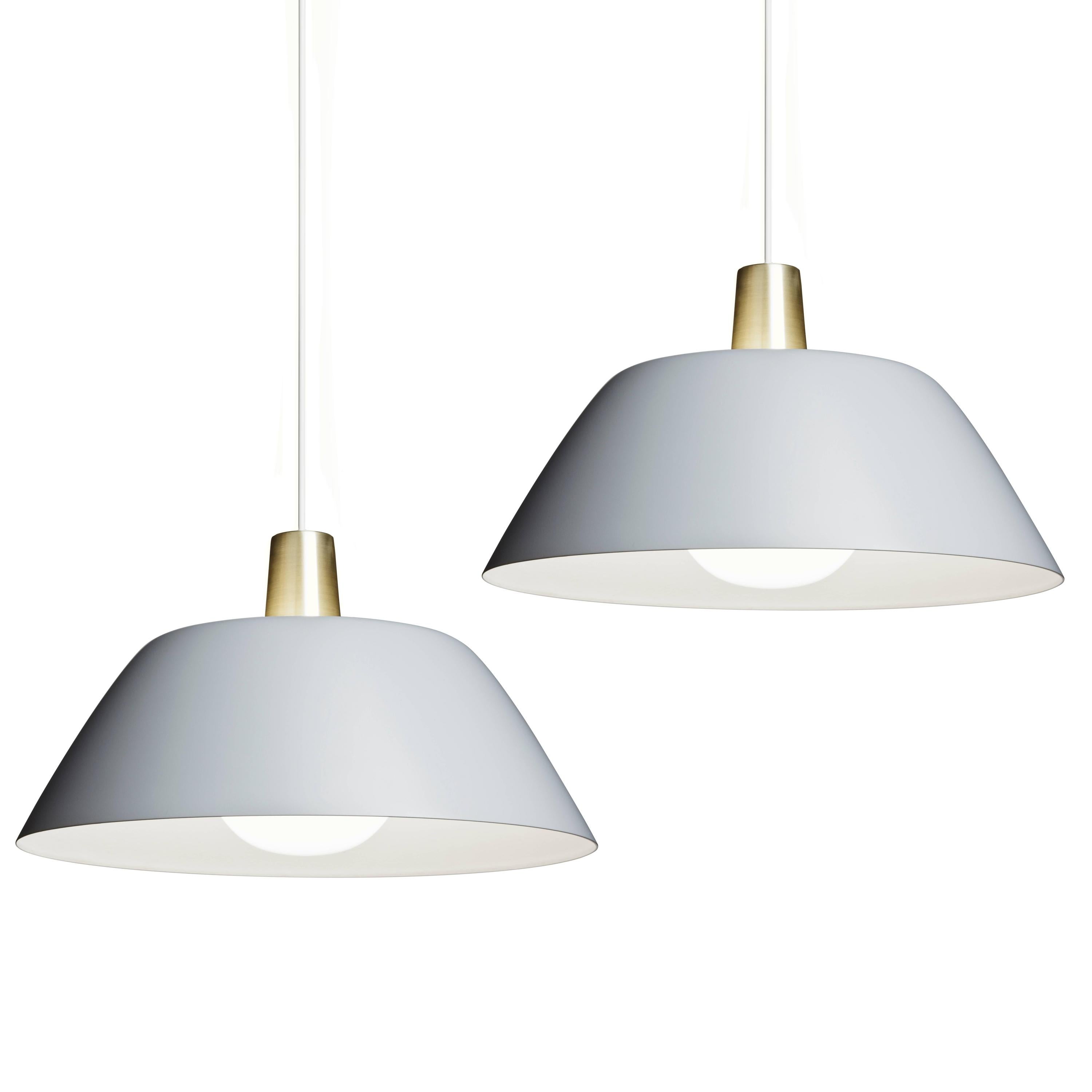 Pair of Lisa Johansson-Pape 'Ihanne' Pendant Lamps for Innolux Oy in Black In New Condition For Sale In Glendale, CA