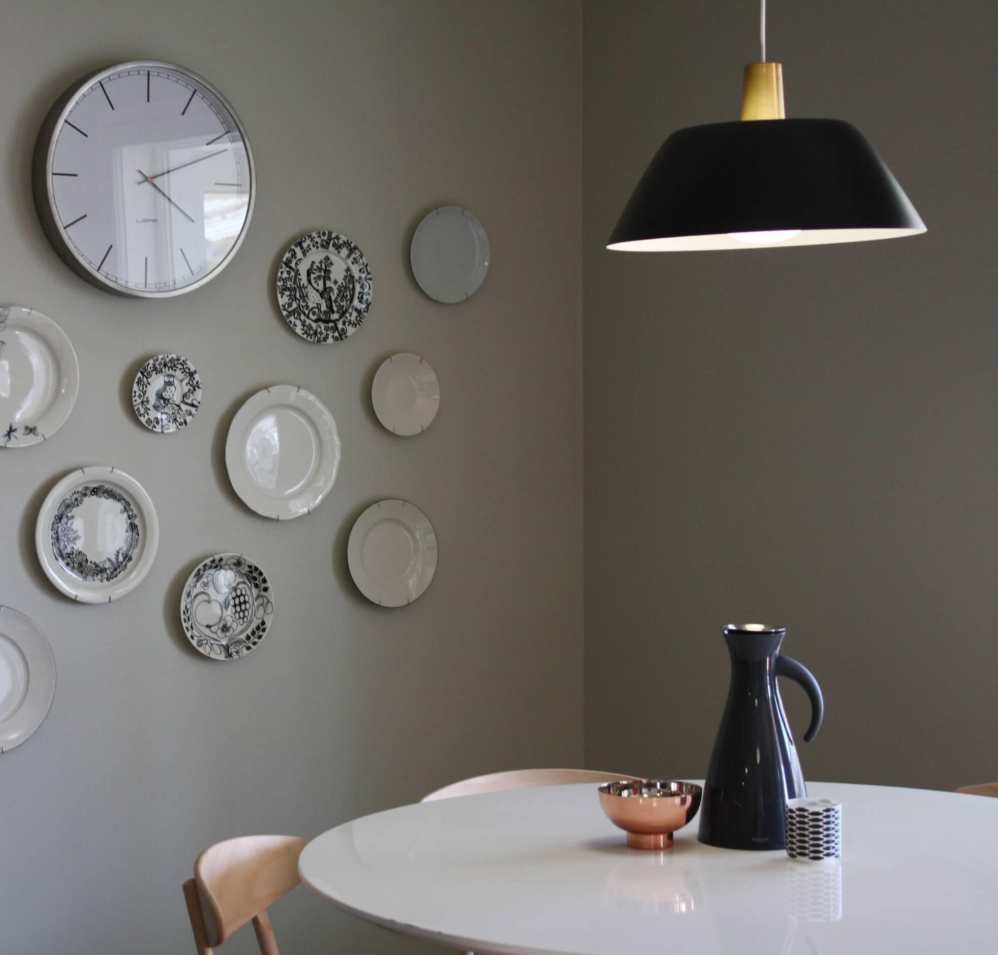 Finnish Pair of Lisa Johansson-Pape 'Ihanne' Pendant Lamps for Innolux Oy in Gray For Sale