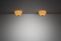 Pair of Lisa Johansson-Pape Model "71-164" Ceiling Lights, Finland 1960s