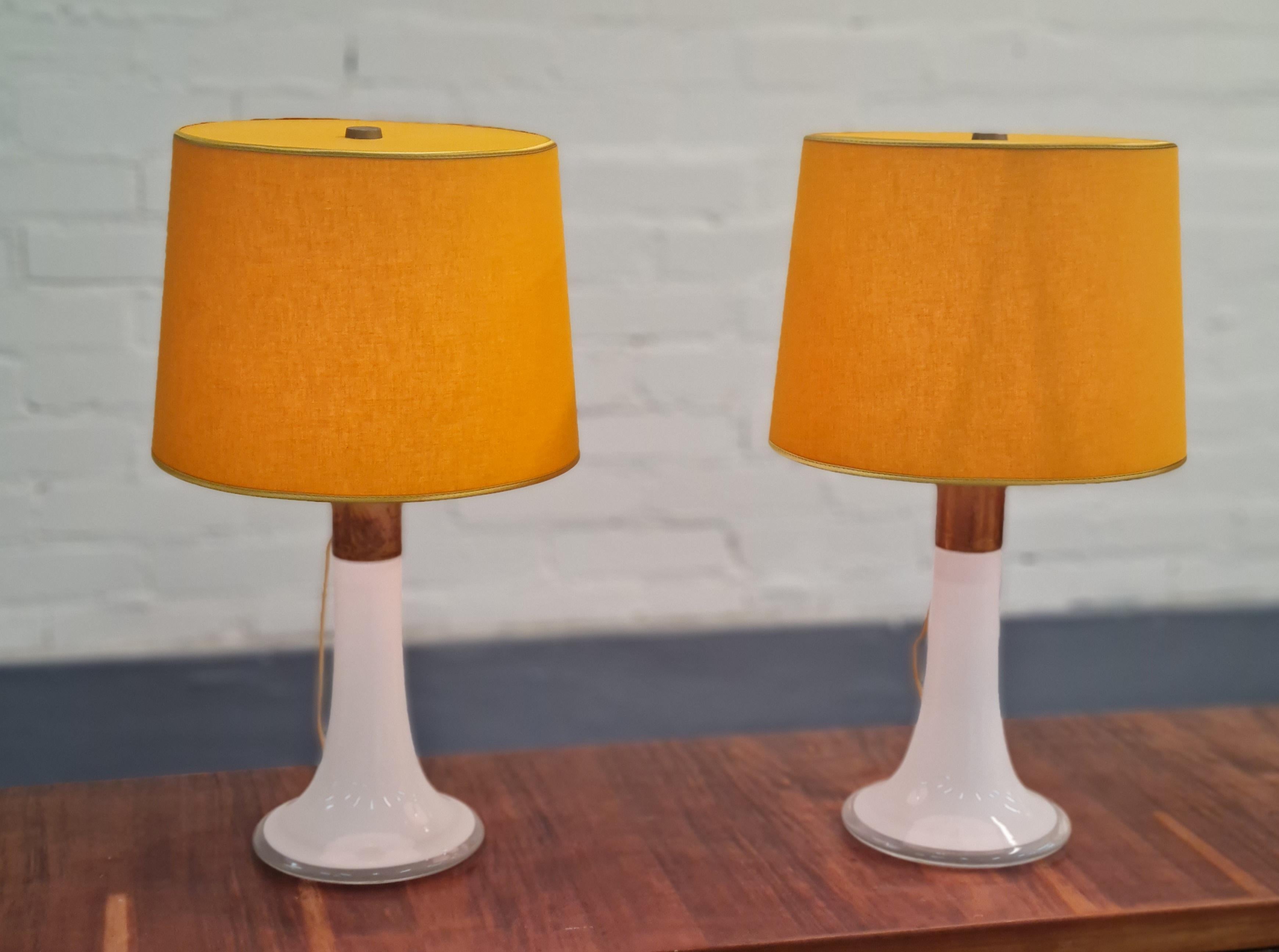 Pair of Lisa Johansson-Pape Table Lamps Model 46-017, for Orno 5