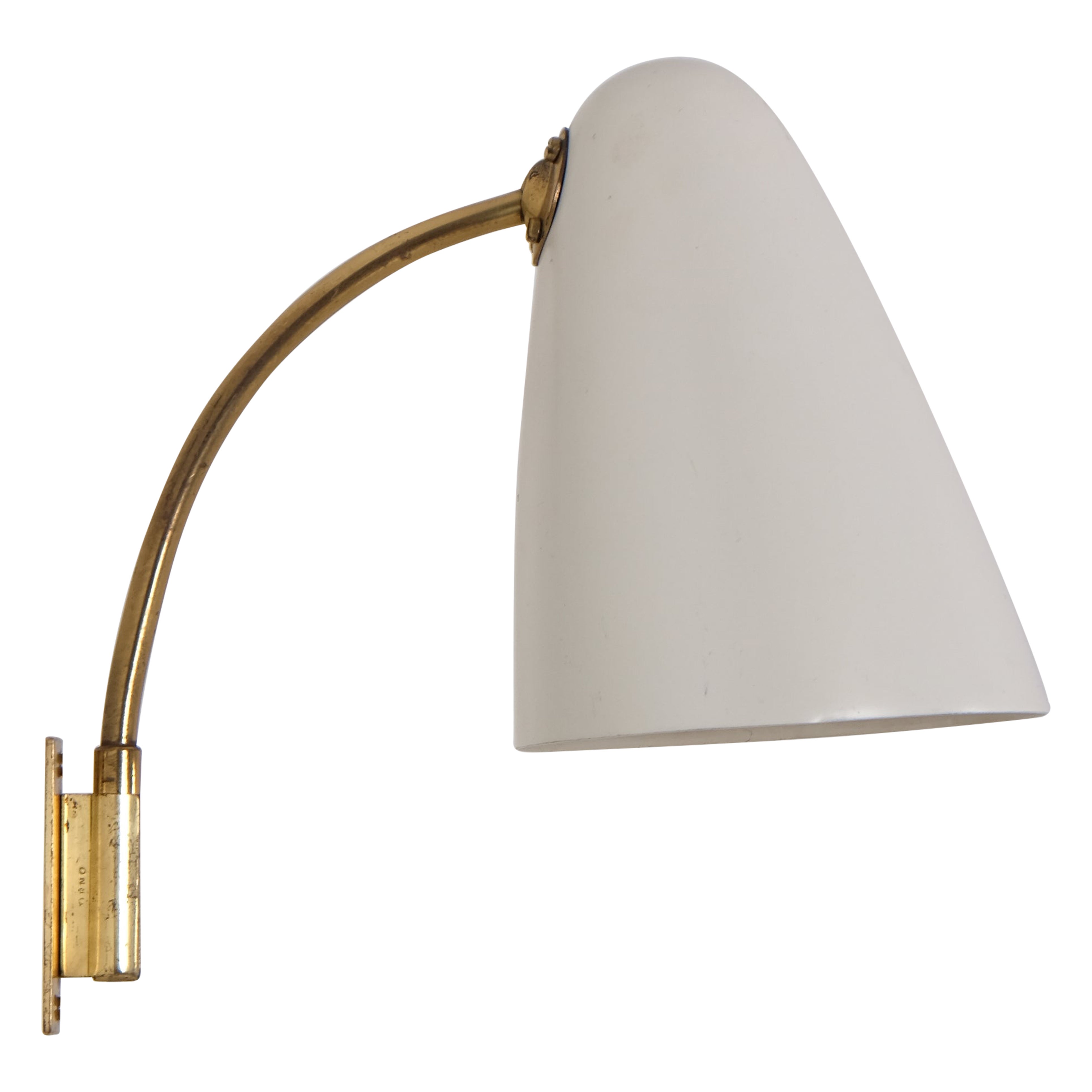 Paar Lisa Johansson-Papé Wandlampen von Orno, 1950er Jahre