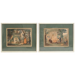Pair of Lithographies from the Virgin Islands, 19th Century