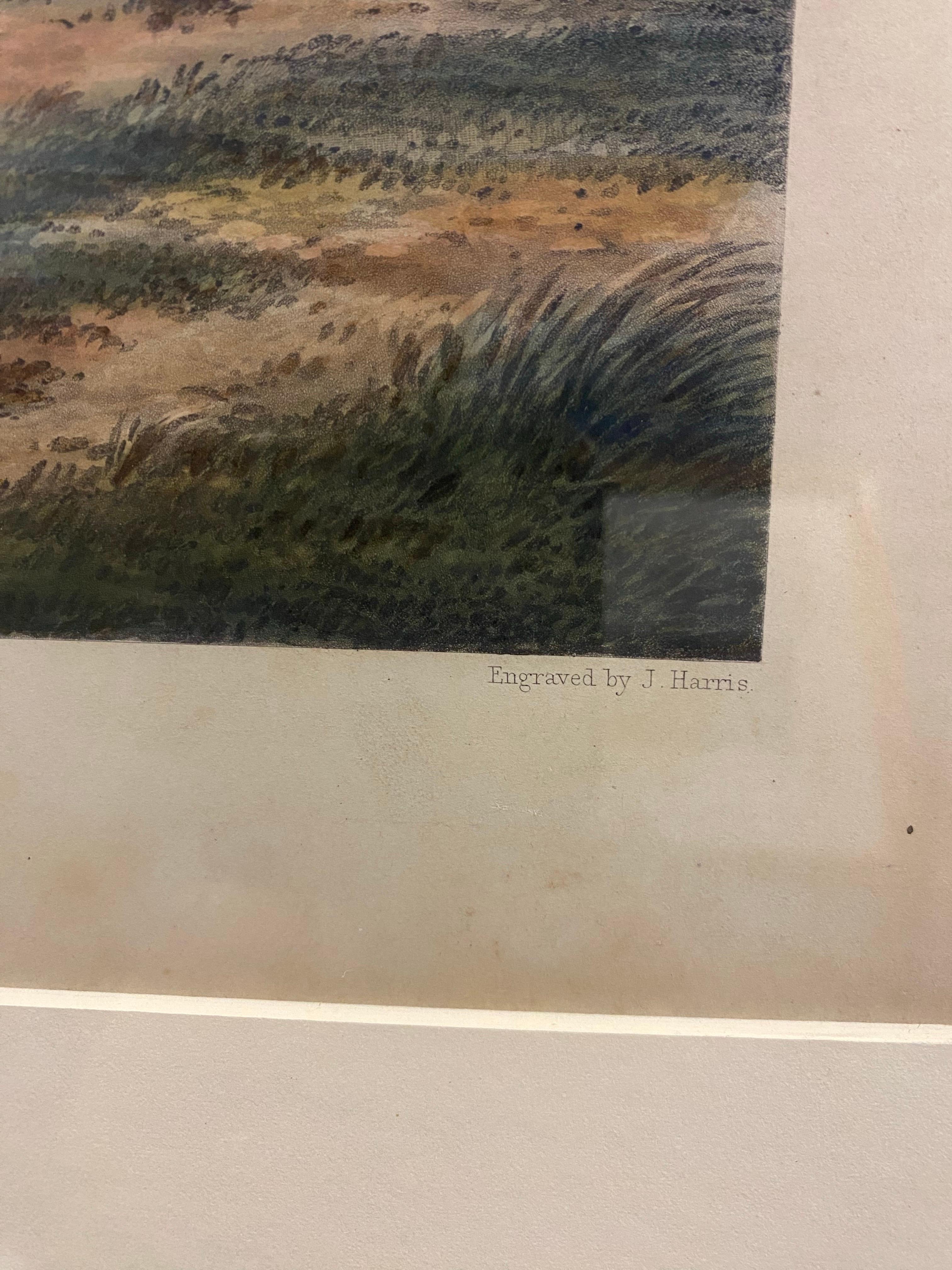 Coppia di litografie di scene di caccia alla volpe incise da J. Harris in vendita 8