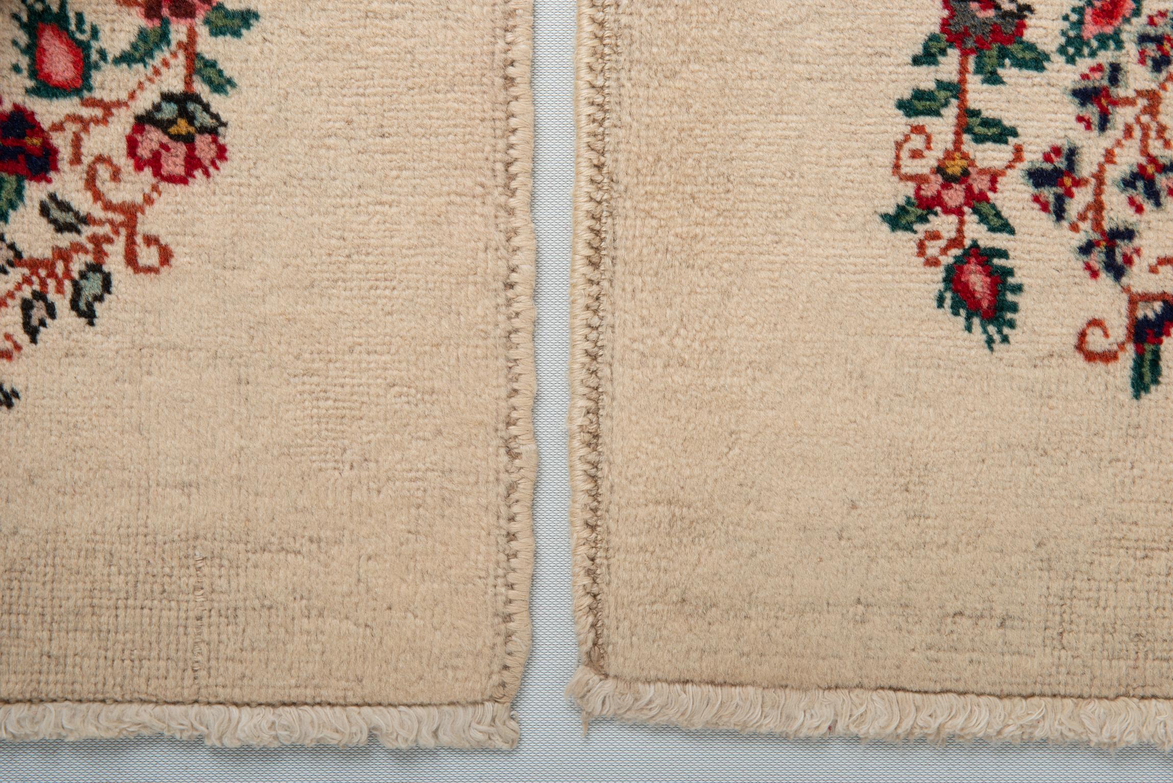 20th Century Pair of Little Armenian Carpets or Cushions For Sale
