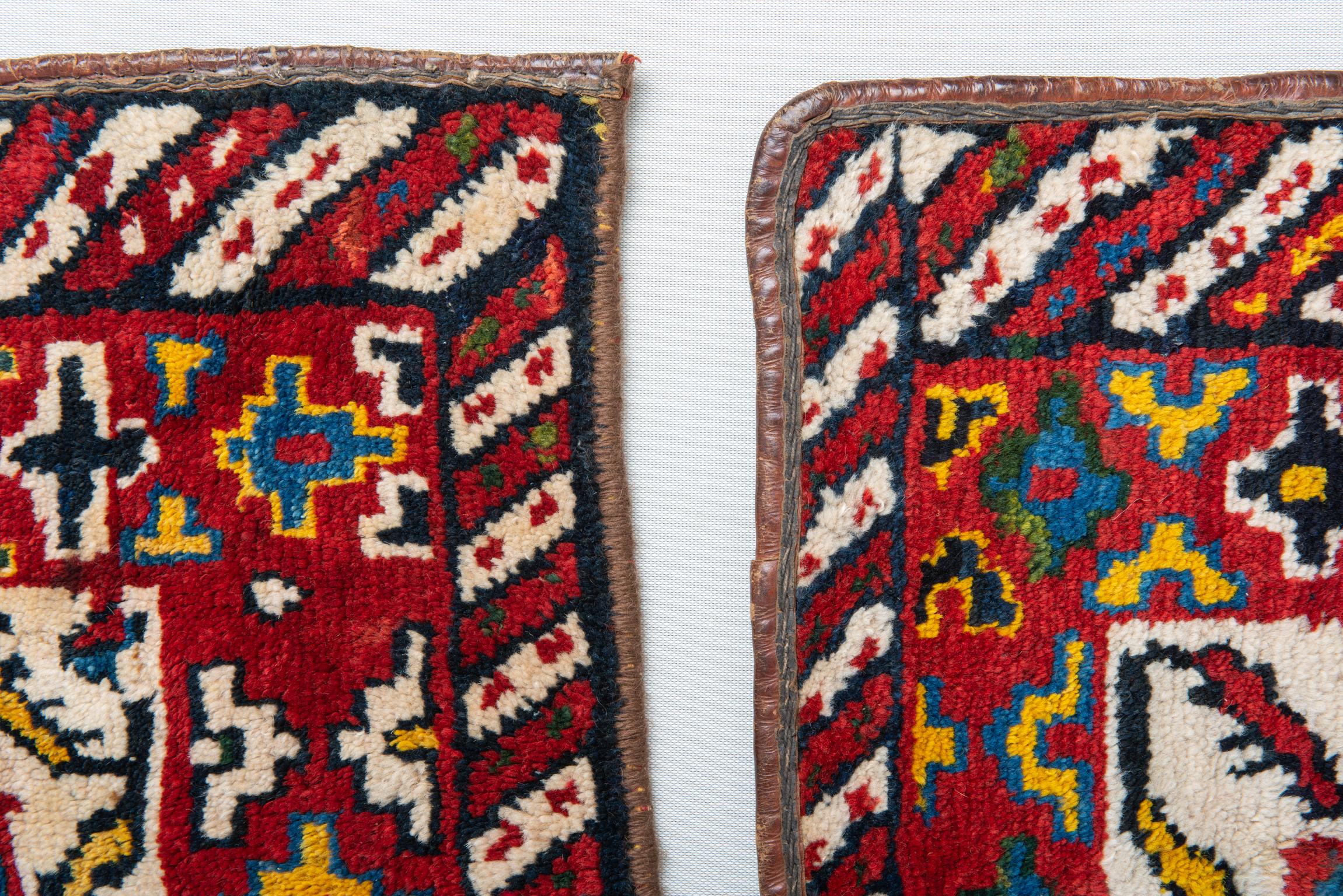 Wool Pair of Little Carpets to Match with Other Similar Carpet For Sale