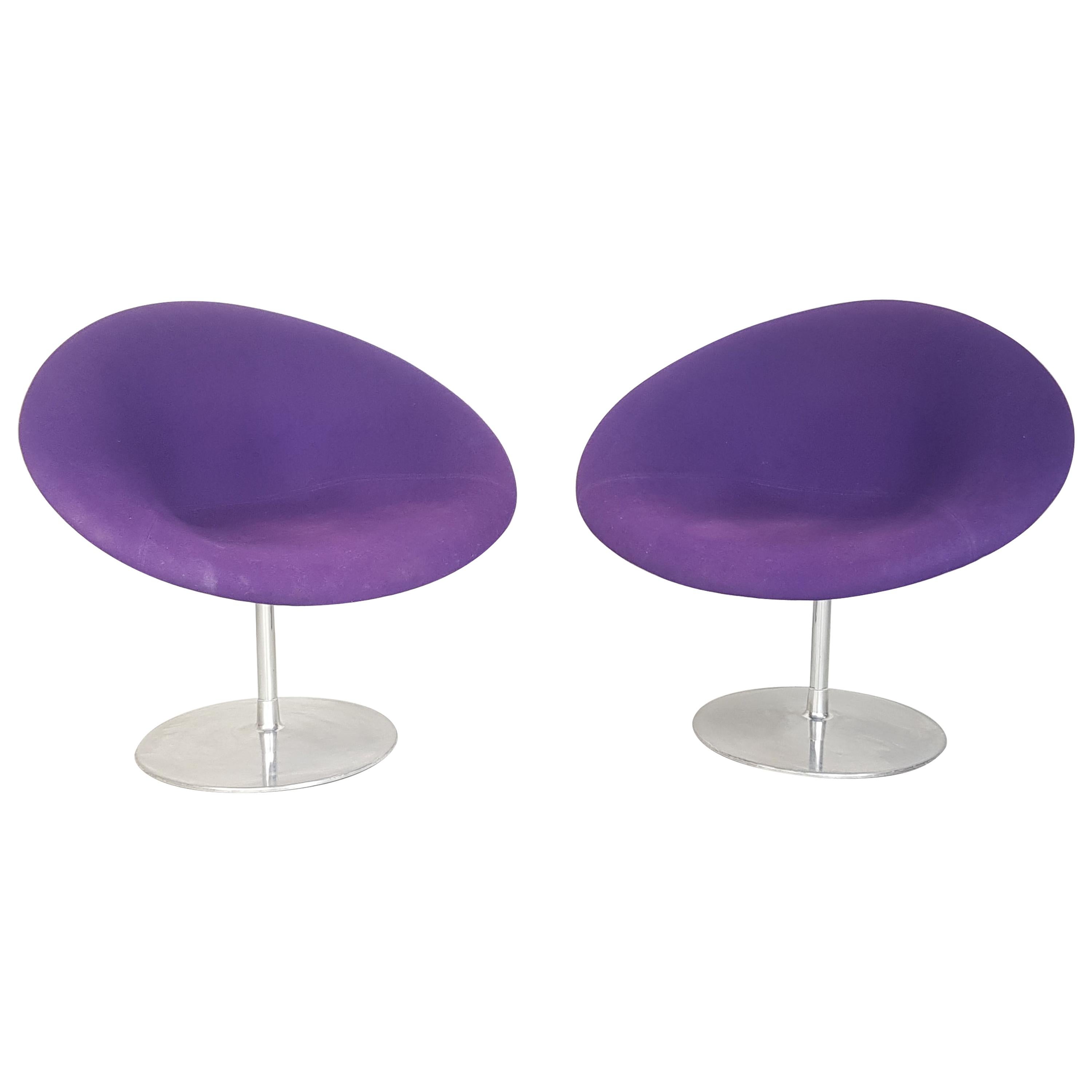 Pair of Little Globe Chairs by Pierre Paulin for Artifort, 1960s-1970s For Sale