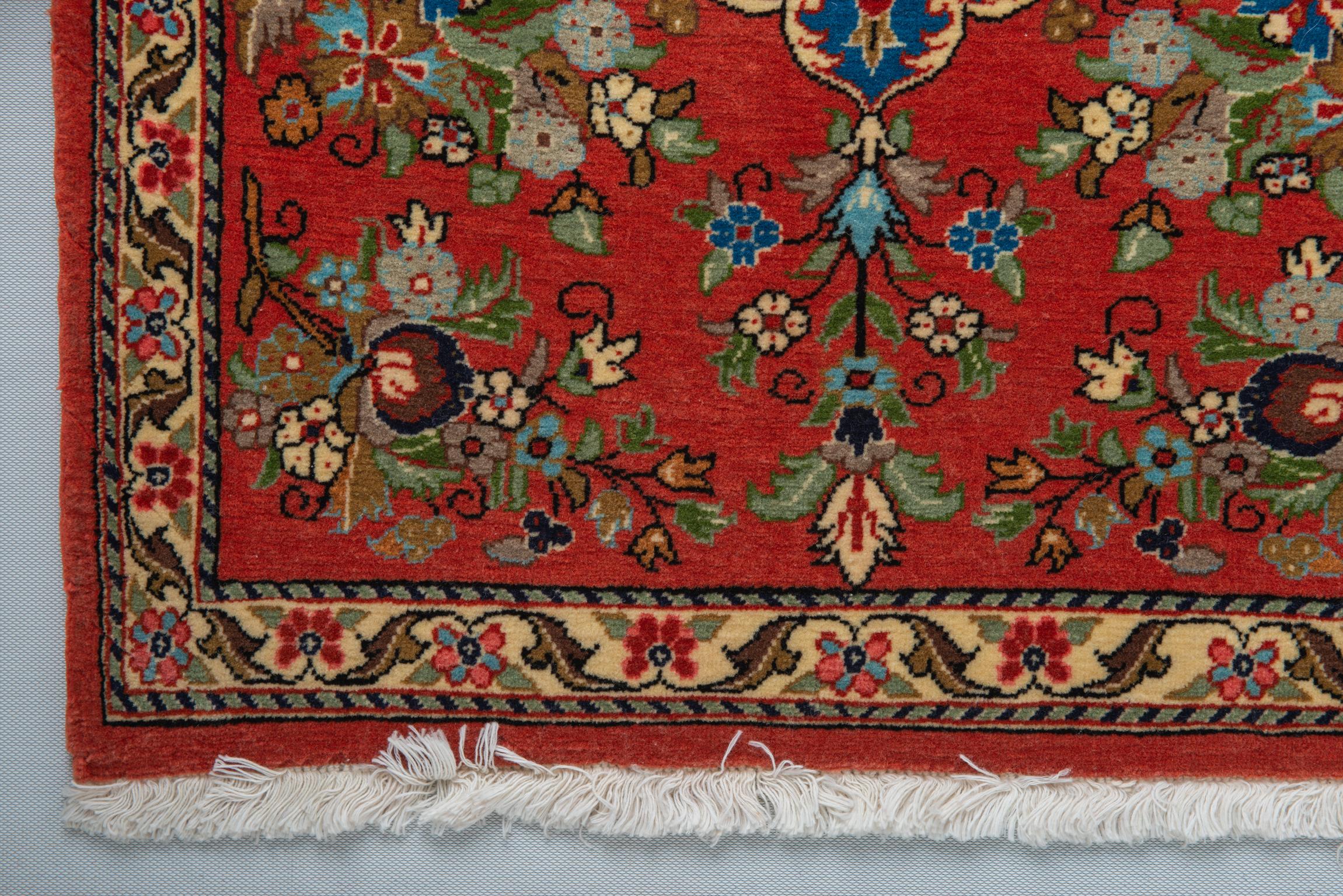 Pair of Little Indian Carpets For Sale 4