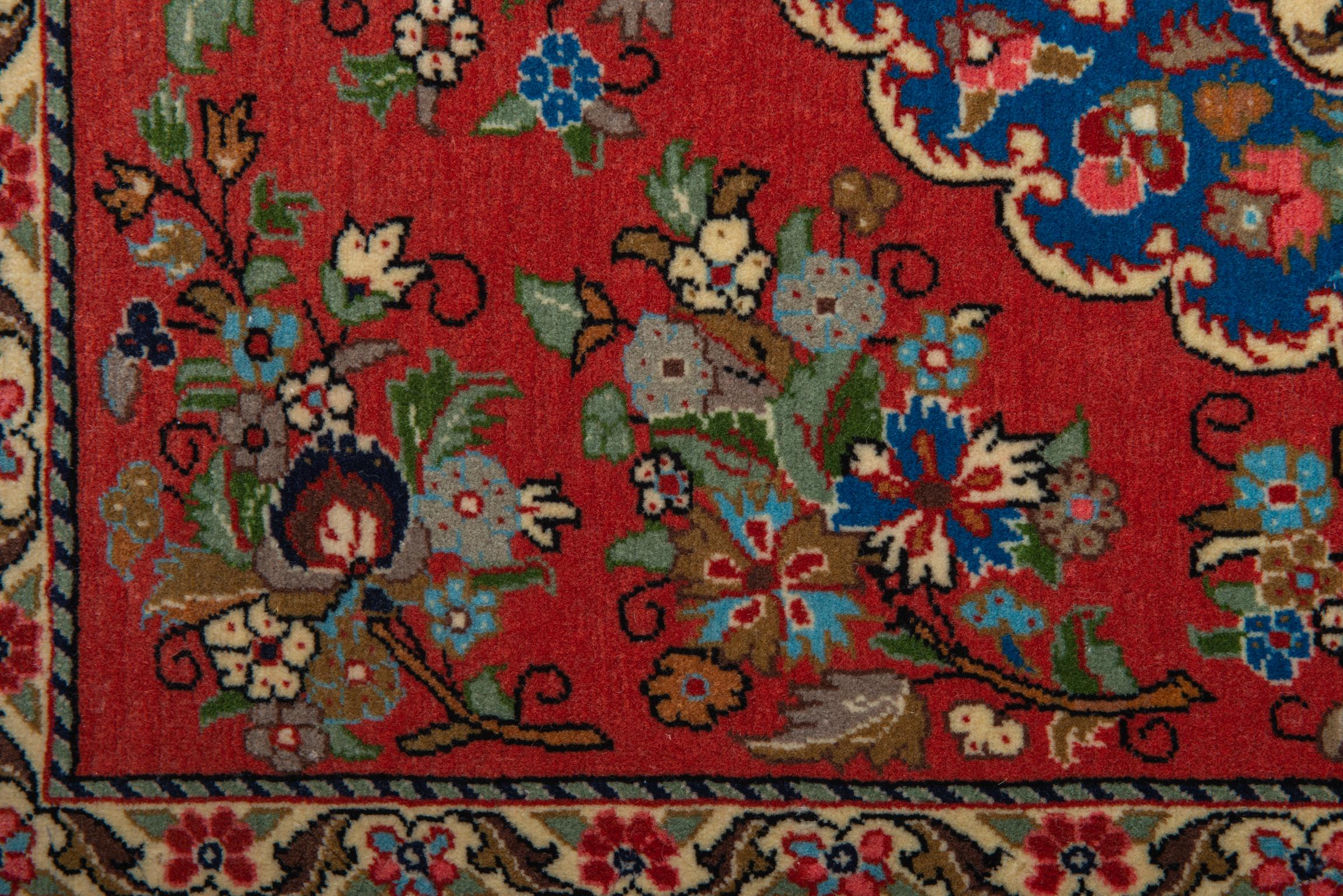 Pair of Little Indian Carpets For Sale 5
