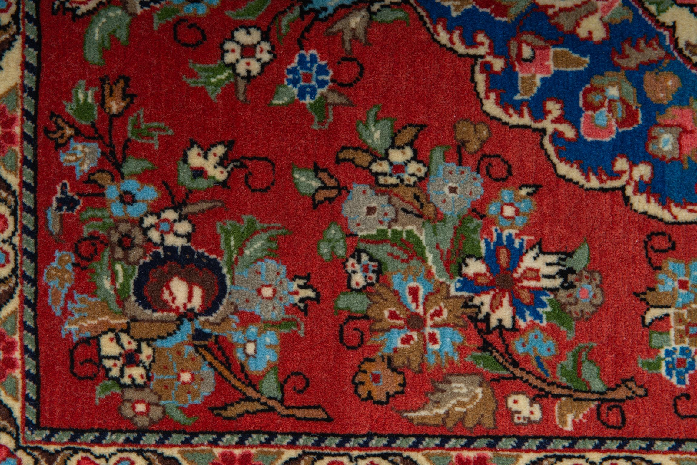 Pair of Little Indian Carpets For Sale 6