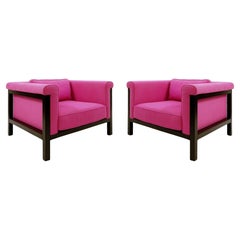 Pair of "Livourne - série 800 luxe " Armchairs by Jules Wabbes for Bullo