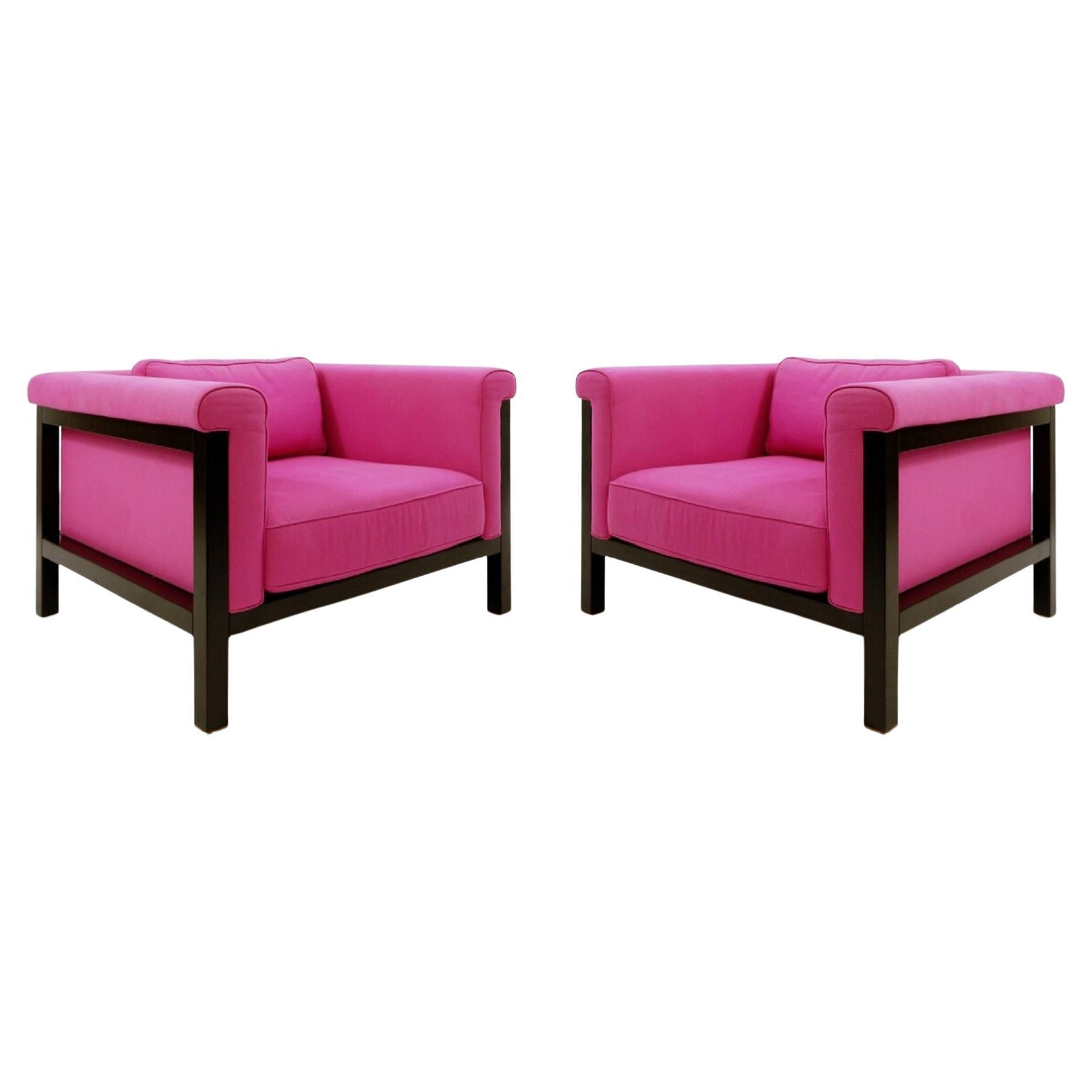 Paire de fauteuils "Livourne - Série 800 Luxe" de Jules Wabbes