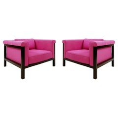 Pair of "Livourne - Série 800 Luxe " Armchairs by Jules Wabbes