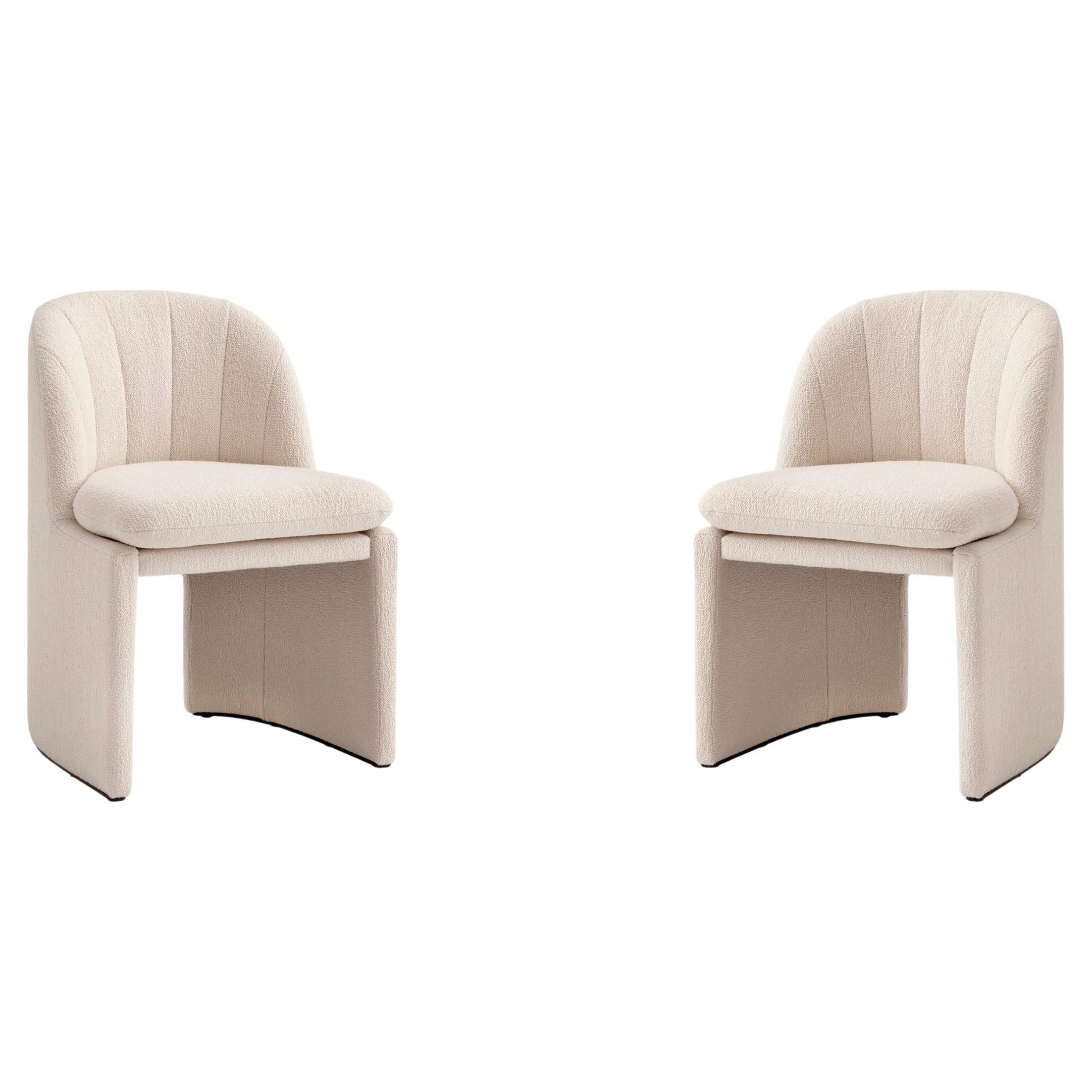 Pair of Loafer SC106 Side Chair-Nevotex/Barnum 24 by Space Copenhagen-&Tradition For Sale