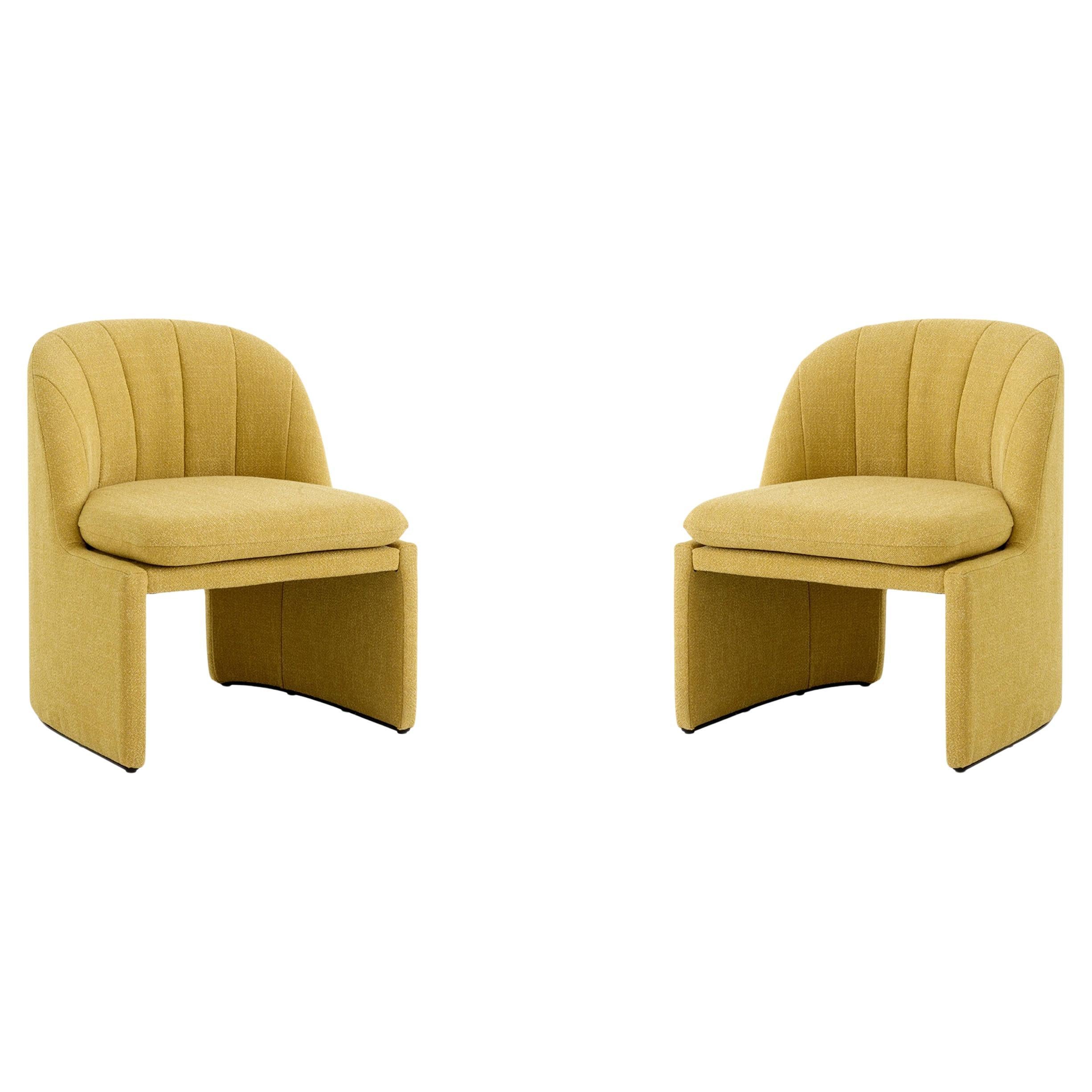 Coppia di Loafer SC107 Club Chair-Kvadrat/Ecriture0470 di Space Copenhagen, per AT&T