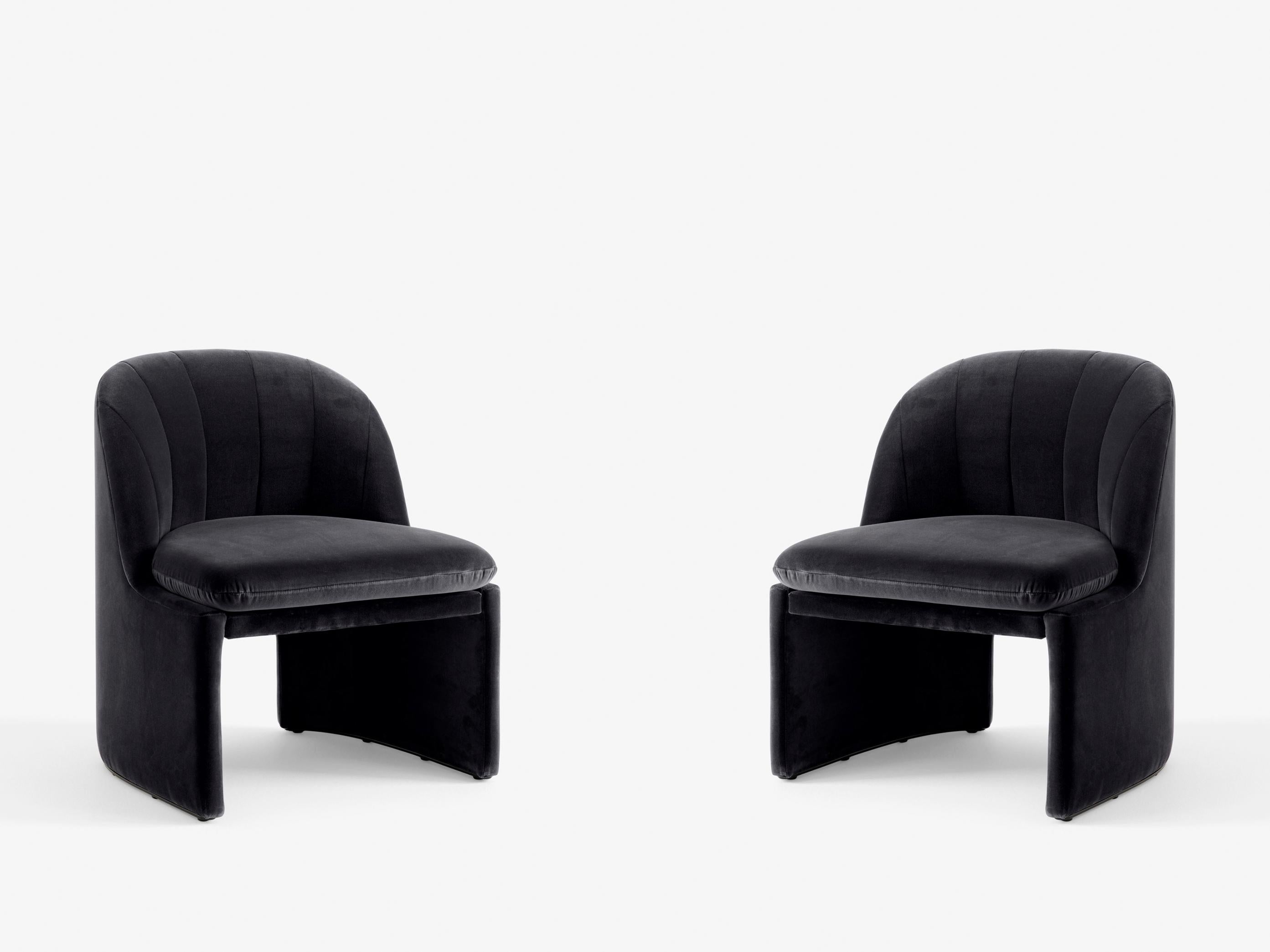 Scandinavo moderno Coppia di Loafer SC107 Club Chair-Kvadrat/Gentle 0193-Space Copenhagen-&Tradition in vendita