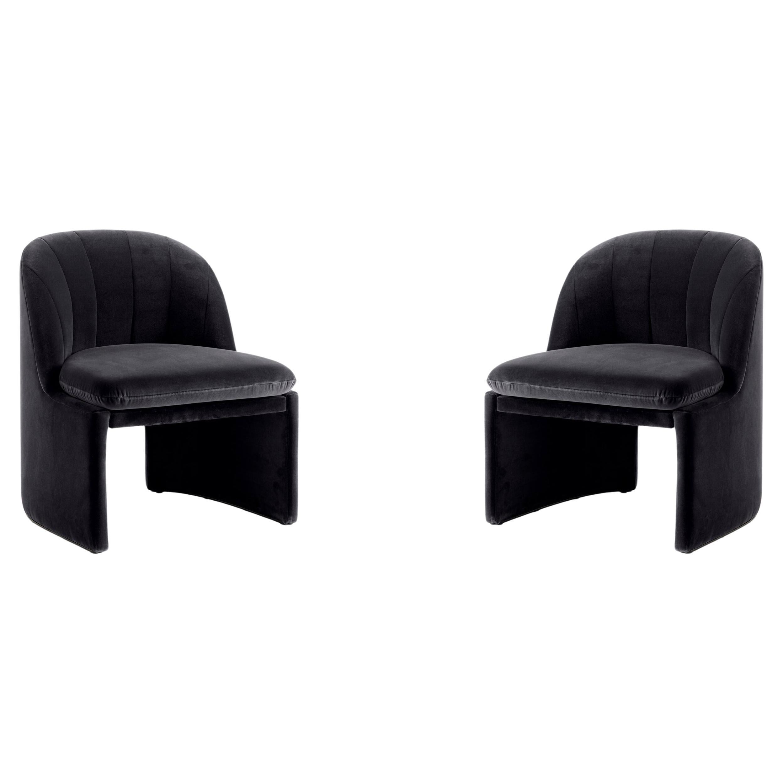 Coppia di Loafer SC107 Club Chair-Kvadrat/Gentle 0193-Space Copenhagen-&Tradition in vendita