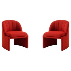 Pair of Loafer SC107 Club Chair-Kvadrat/Sisu 0655 by Space Copenhagen-&Tradition