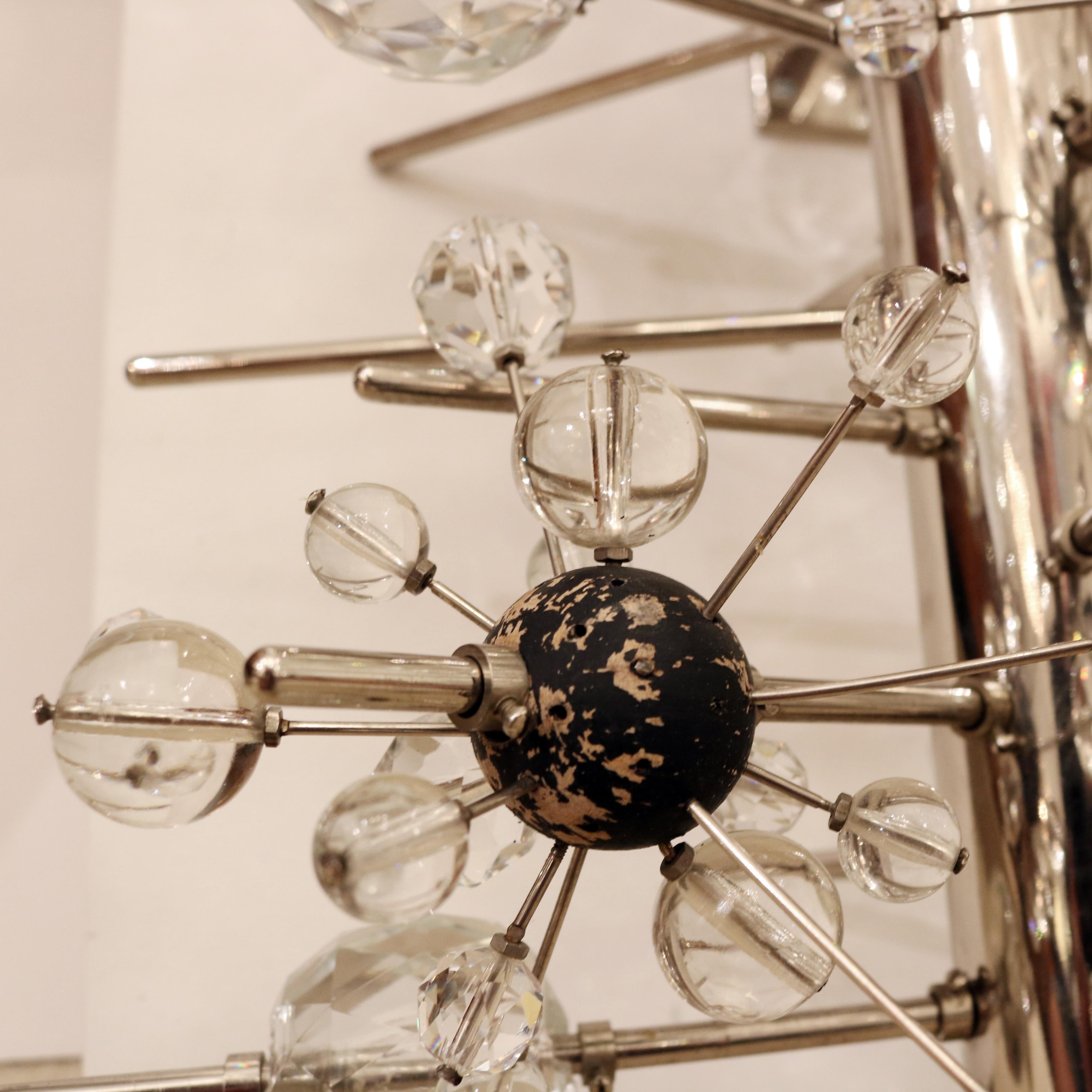 Moderno Coppia di lampade a cilindro Sputnik di Lobmeyr in vendita