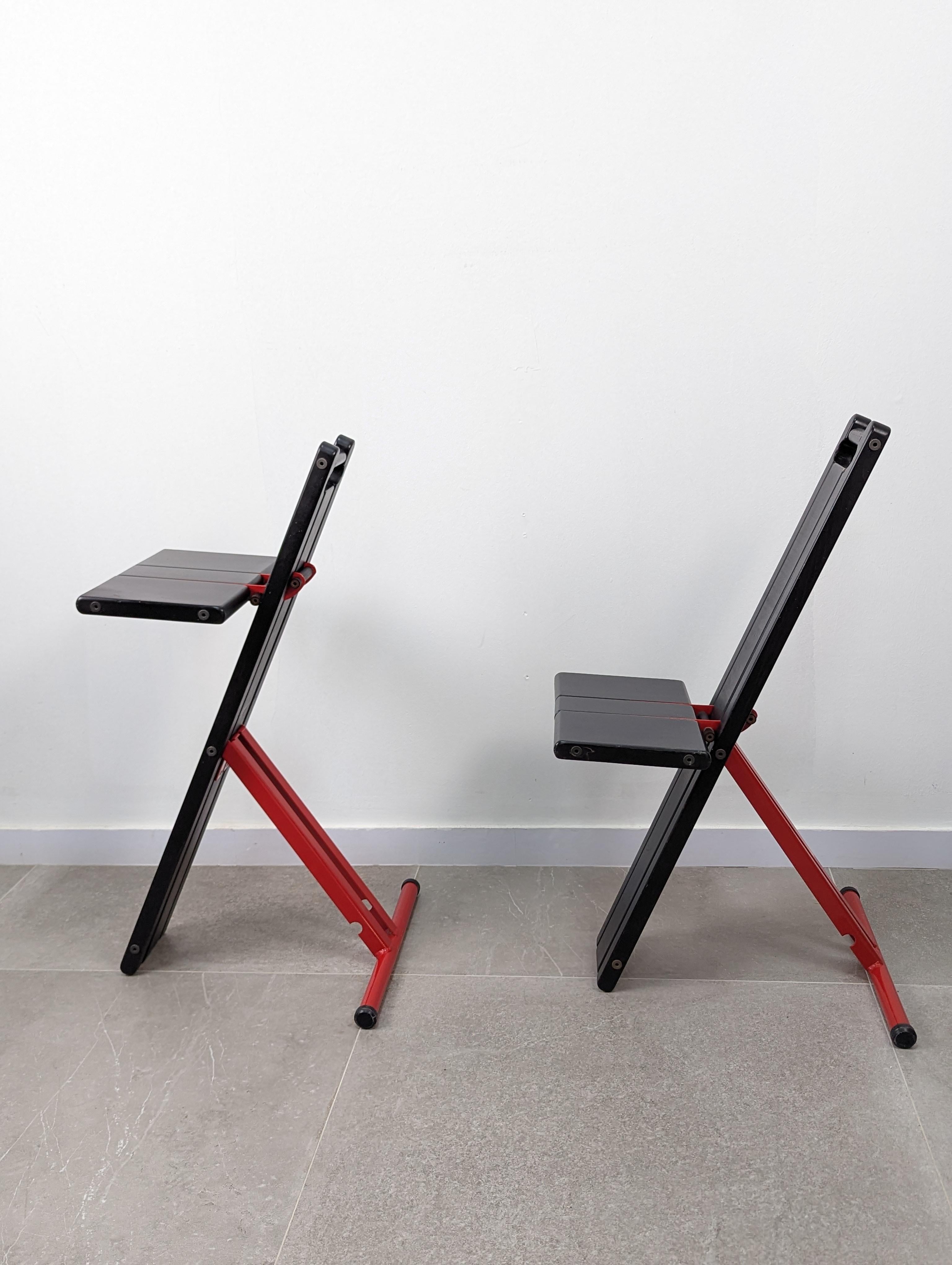 Late 20th Century Pair of Locust chairs by Torstein Nilsen for Møremøbler AS 1982