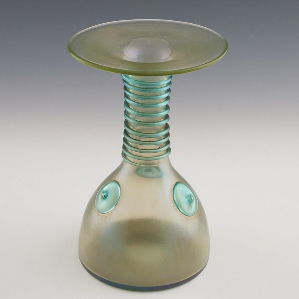 Art Glass Pair of Loetz Orpheus Vases c1905 For Sale