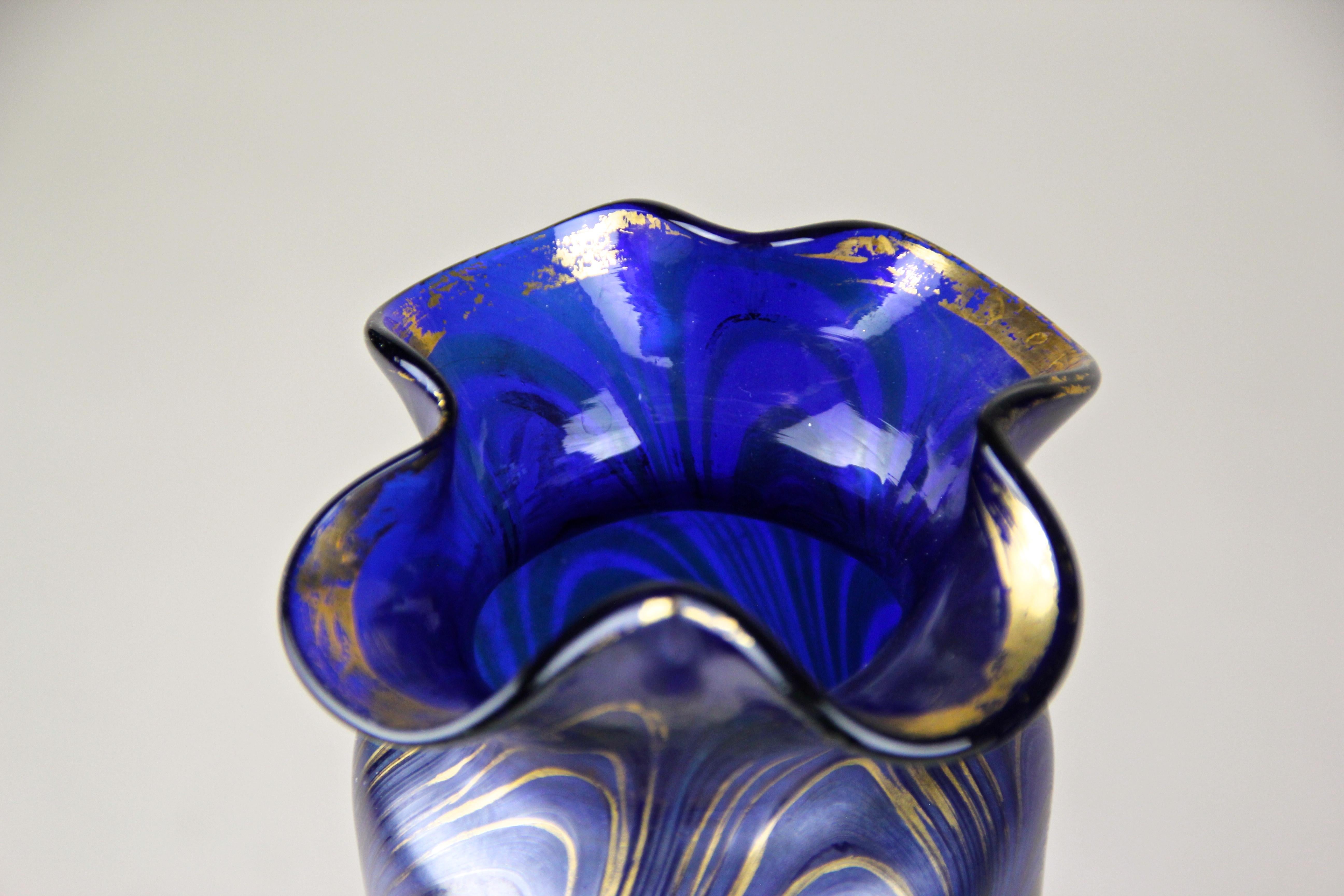 Pair of Loetz Witwe Glass Vases Phaenomen Genre 7624, Bohemia, circa 1898 1