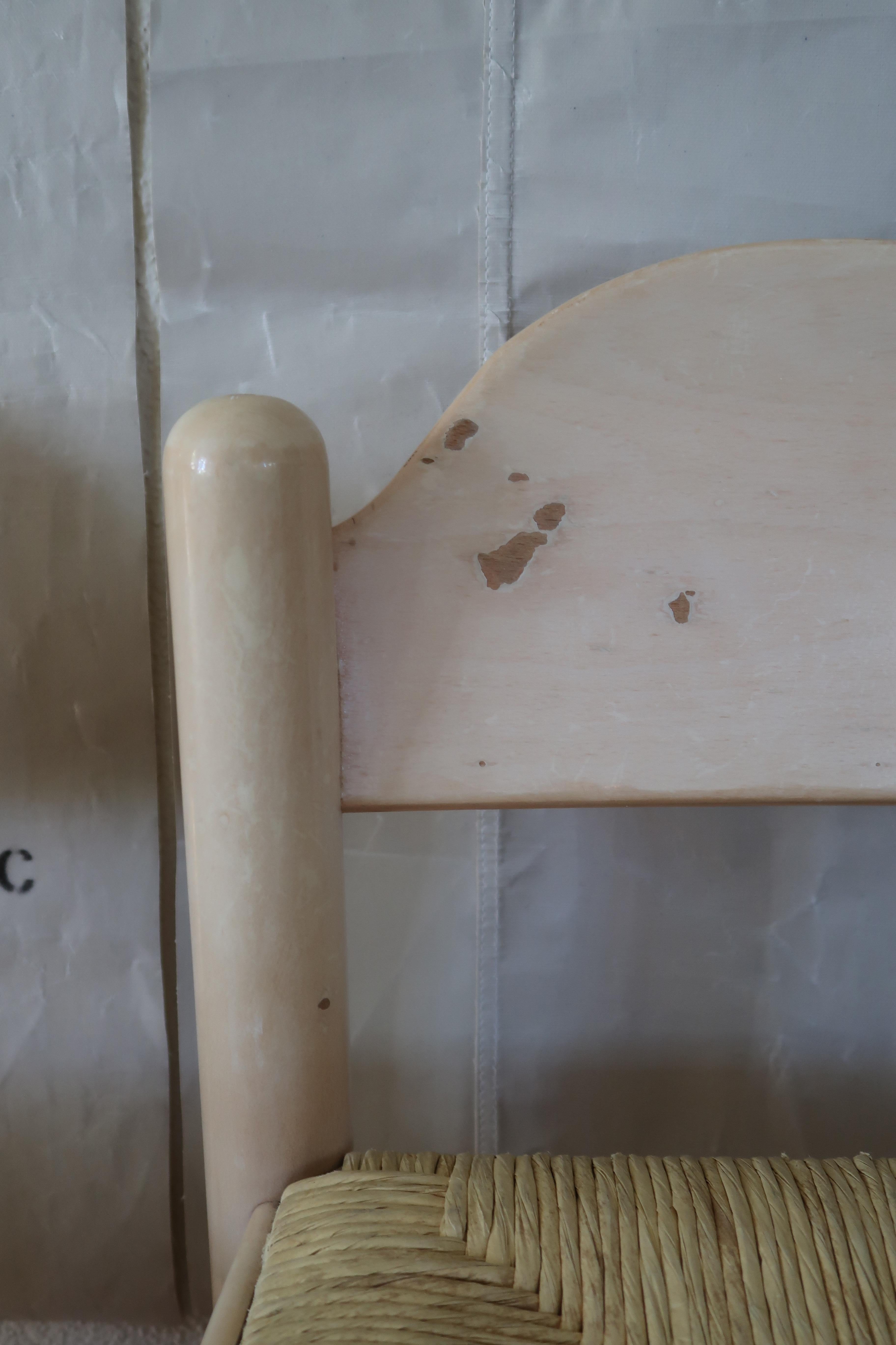 Paire de tabourets de comptoir à siège en jonc Loewenstein Bon état - En vente à Los Angeles, CA