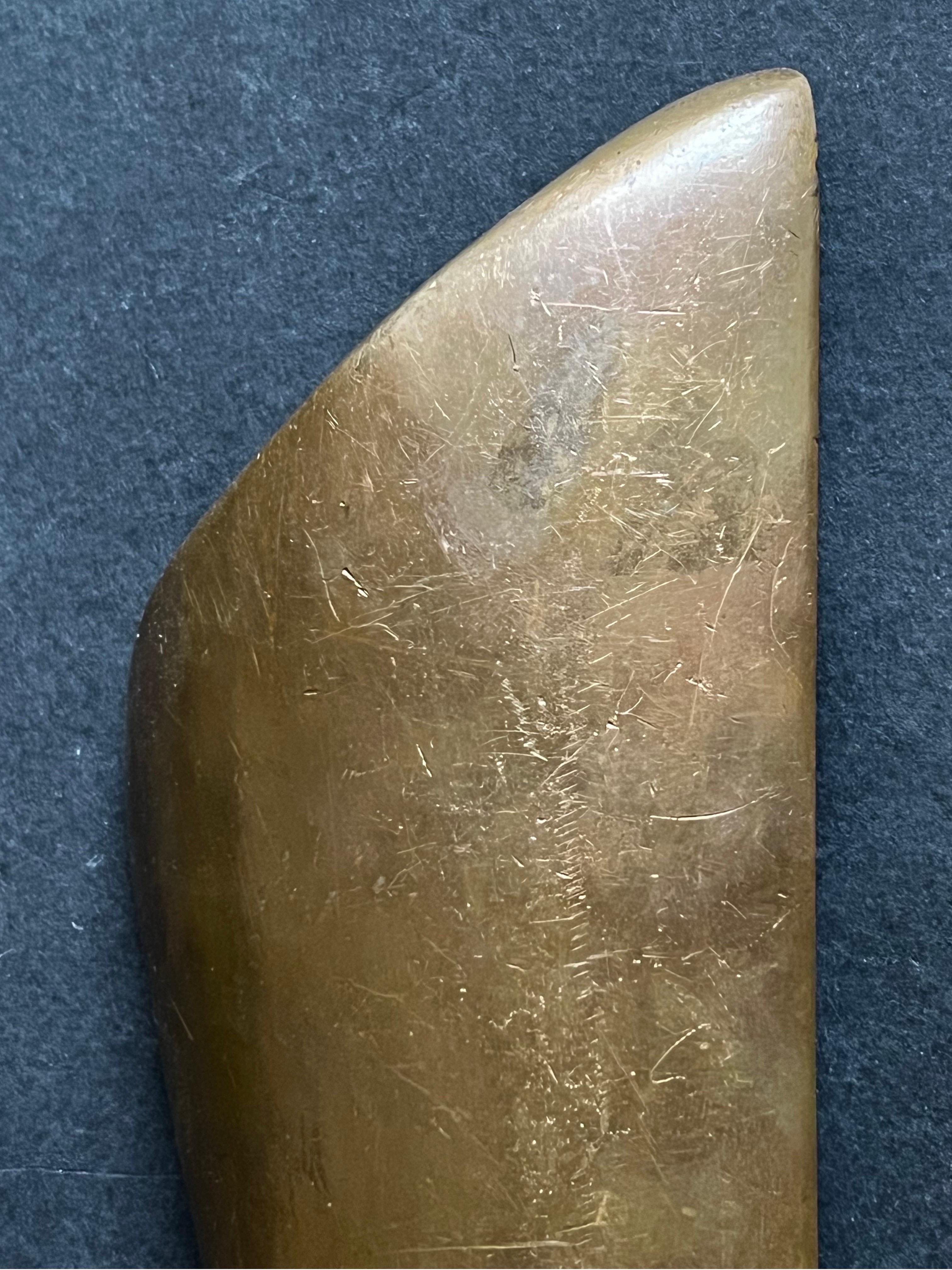 Pair of Long Bronze Door Handles, 20th Century 1