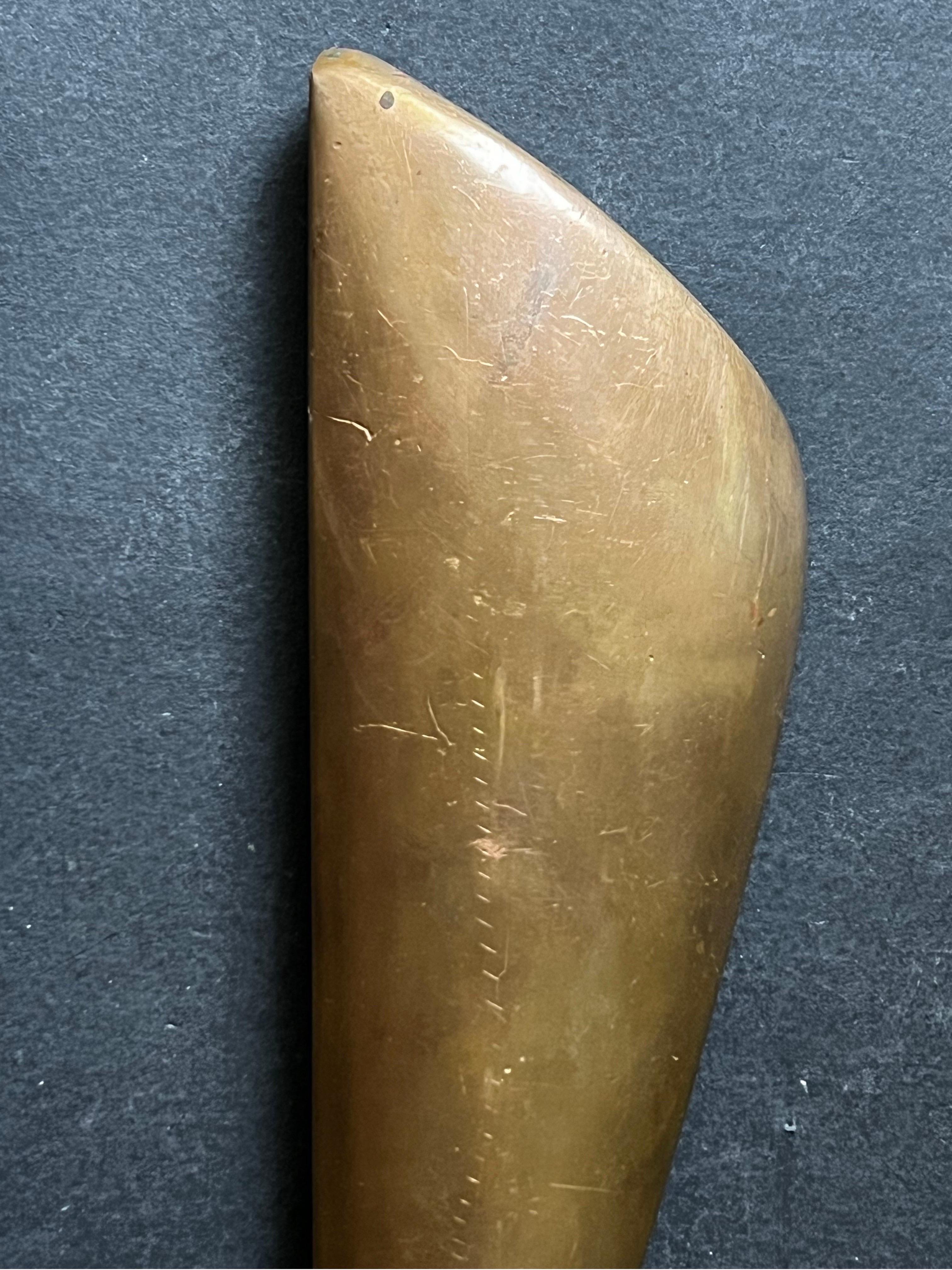 Pair of Long Bronze Door Handles, 20th Century 2