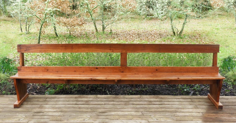 Pair of Long Church Benches C1890 France For Sale at 1stDibs Pair of Long Church Benches C1890 France For Sale at 1stDibs