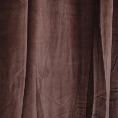 Par de Cortinas Largas de Terciopelo Forradas de Seda